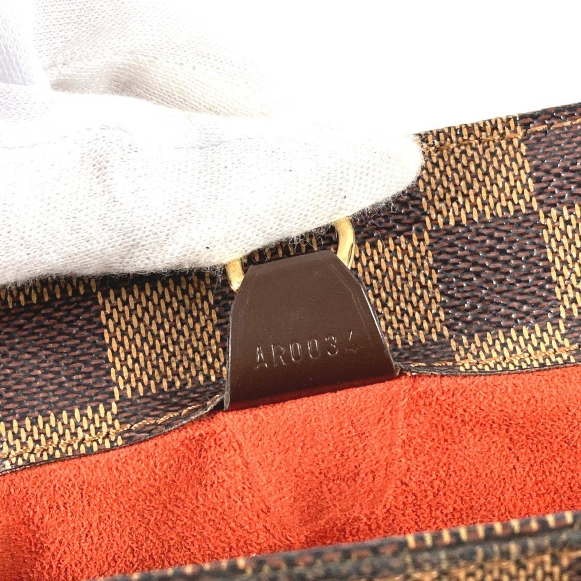 Louis Vuitton Brown Damier Canvas Damier Canvas Shoulder Bag Tote Bag (Pre-Owned)