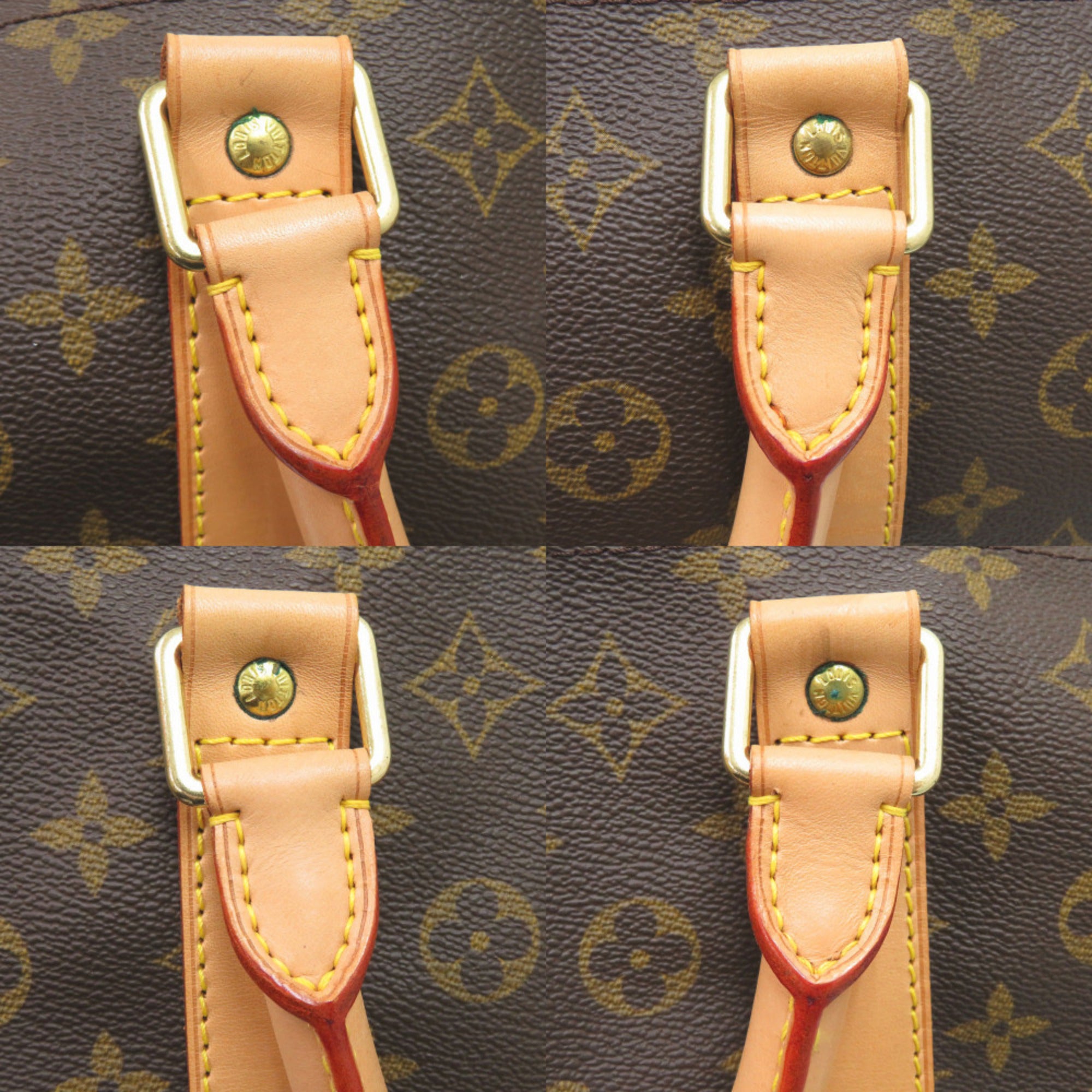 Louis Vuitton Brown Monogram Canvas Boston Bag (Pre-Owned)