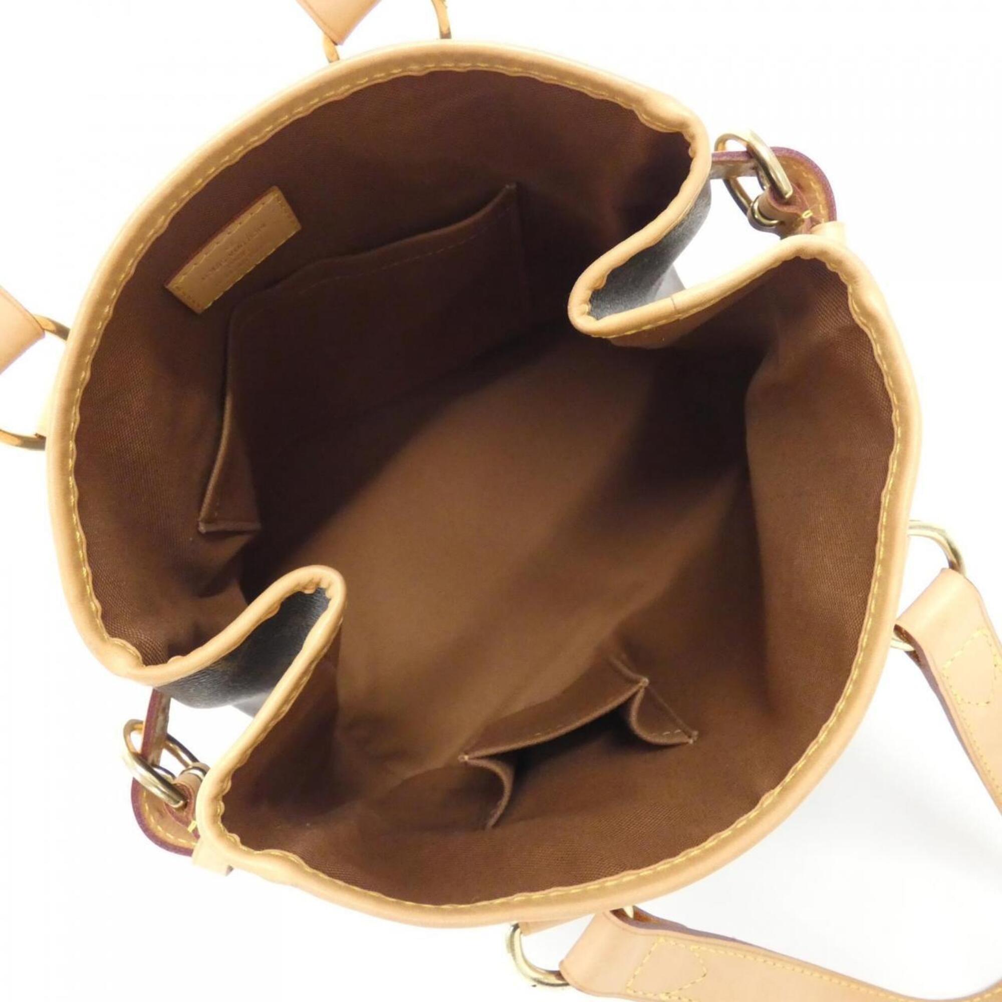 Louis Vuitton Monogram Marron Coated Canvas Handbag (Pre-Owned)