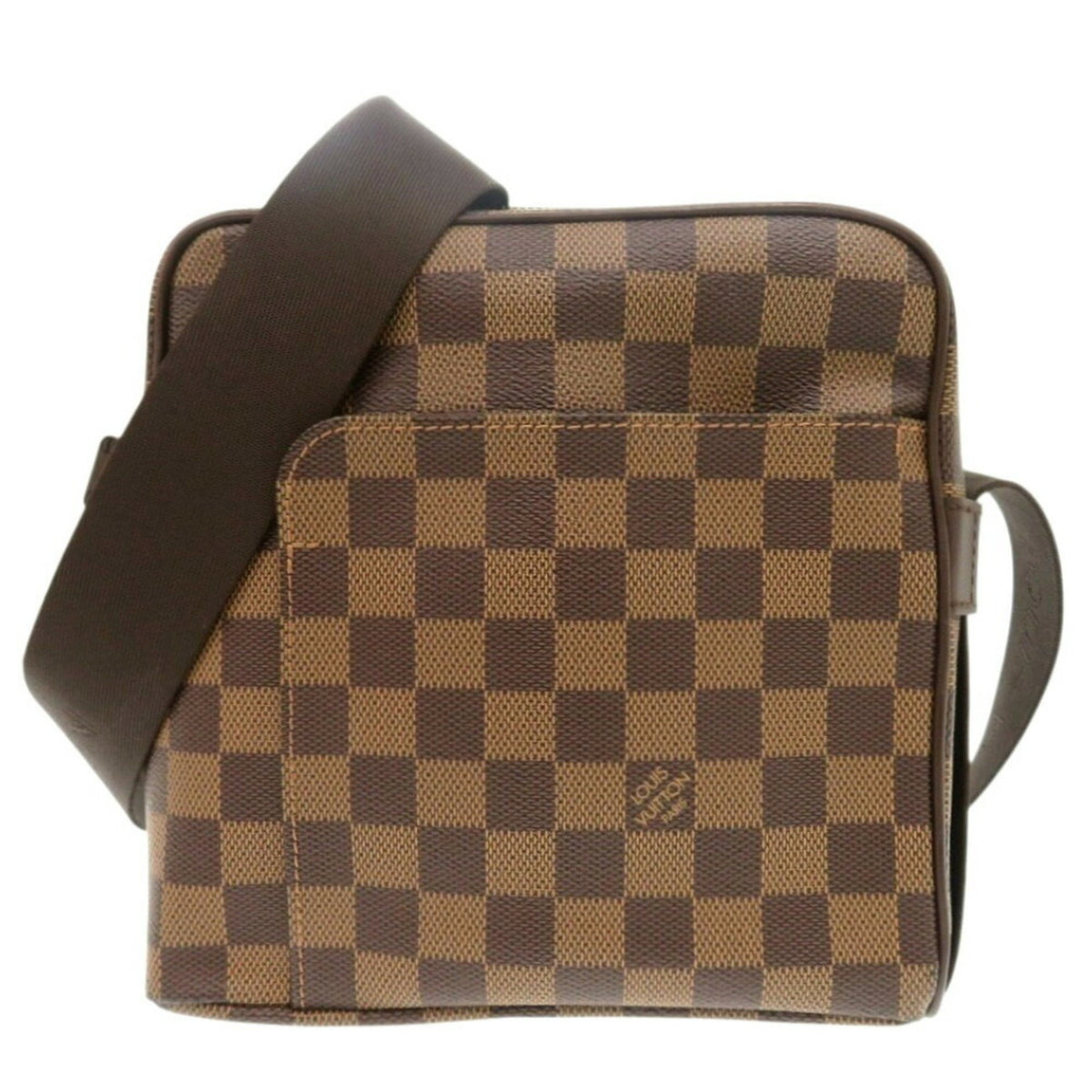 Louis Vuitton Ebene Damier Canvas Shoulder Bag (Pre-Owned)