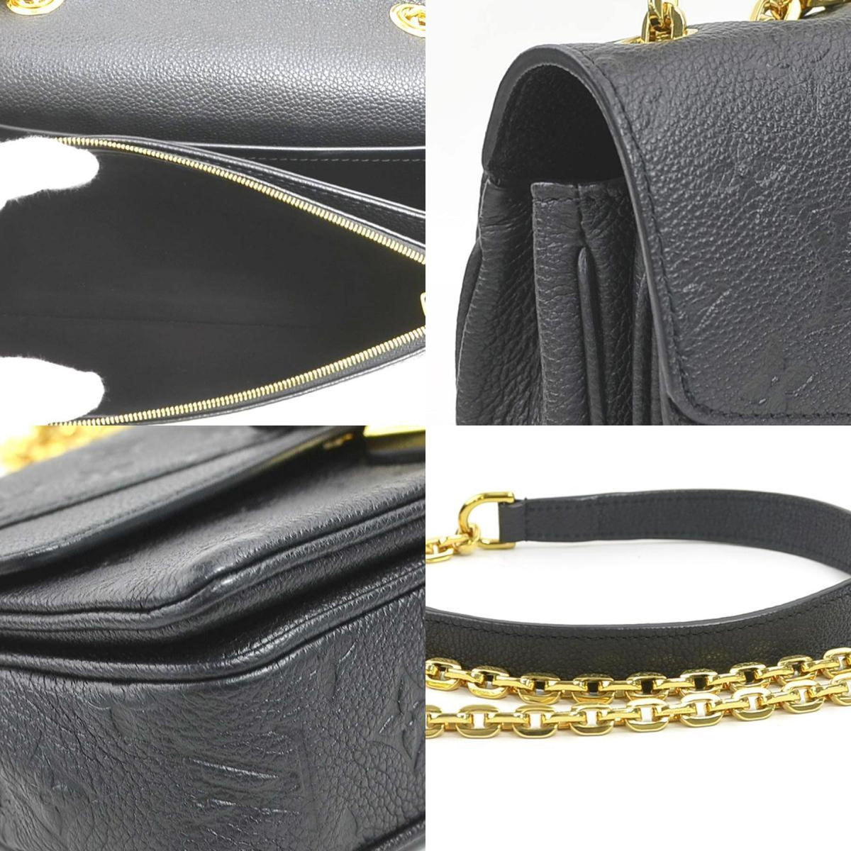 Louis Vuitton Noir Monogram Empreinte Shoulder Bag (Pre-Owned)