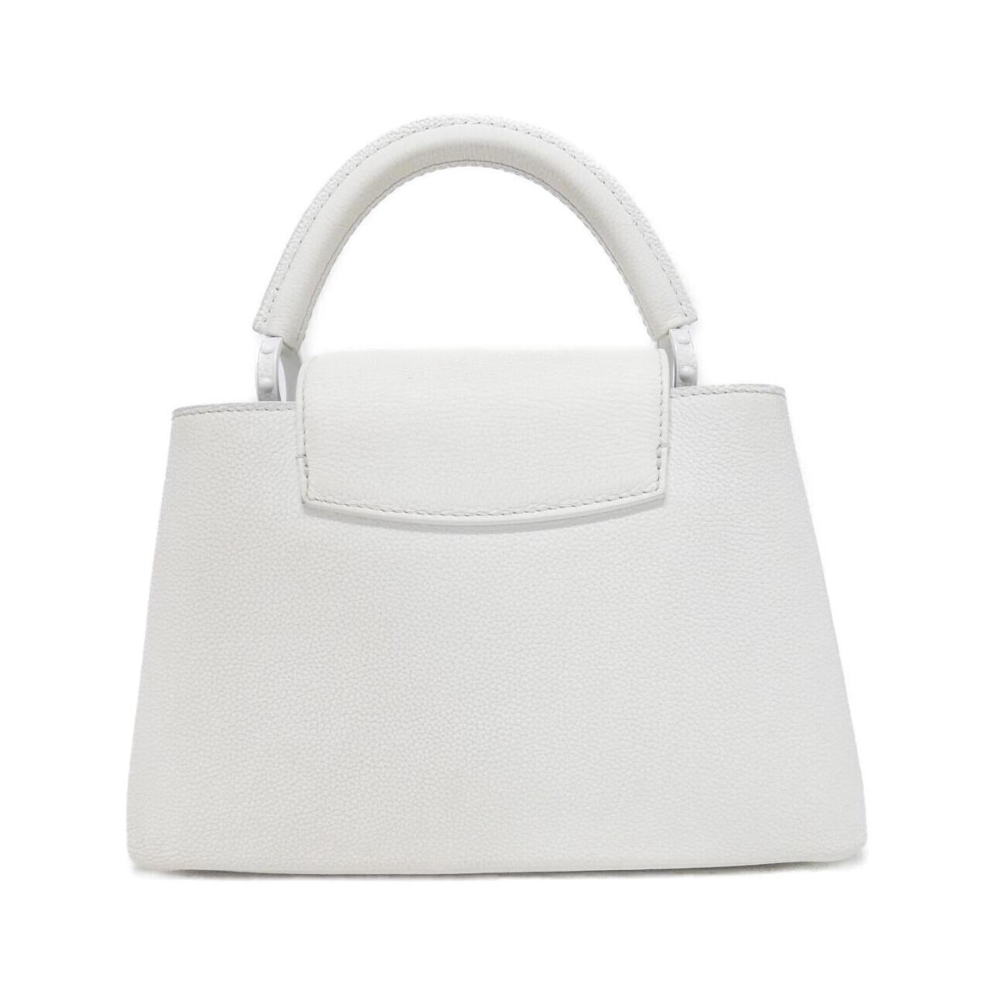 Louis Vuitton White Leather Handbag (Pre-Owned)