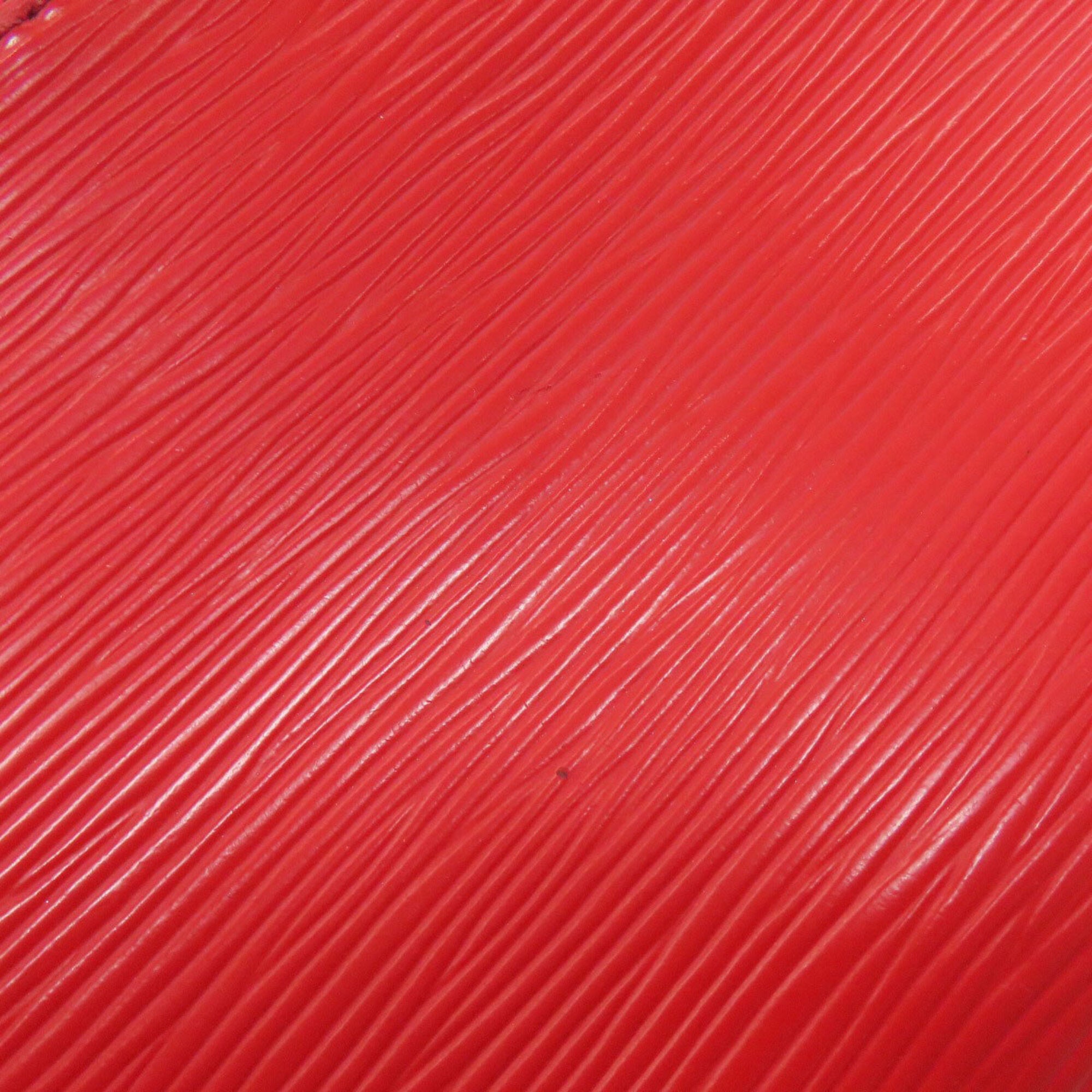 Louis Vuitton Red Color Epi Leather Handbag Pochette (Pre-Owned)