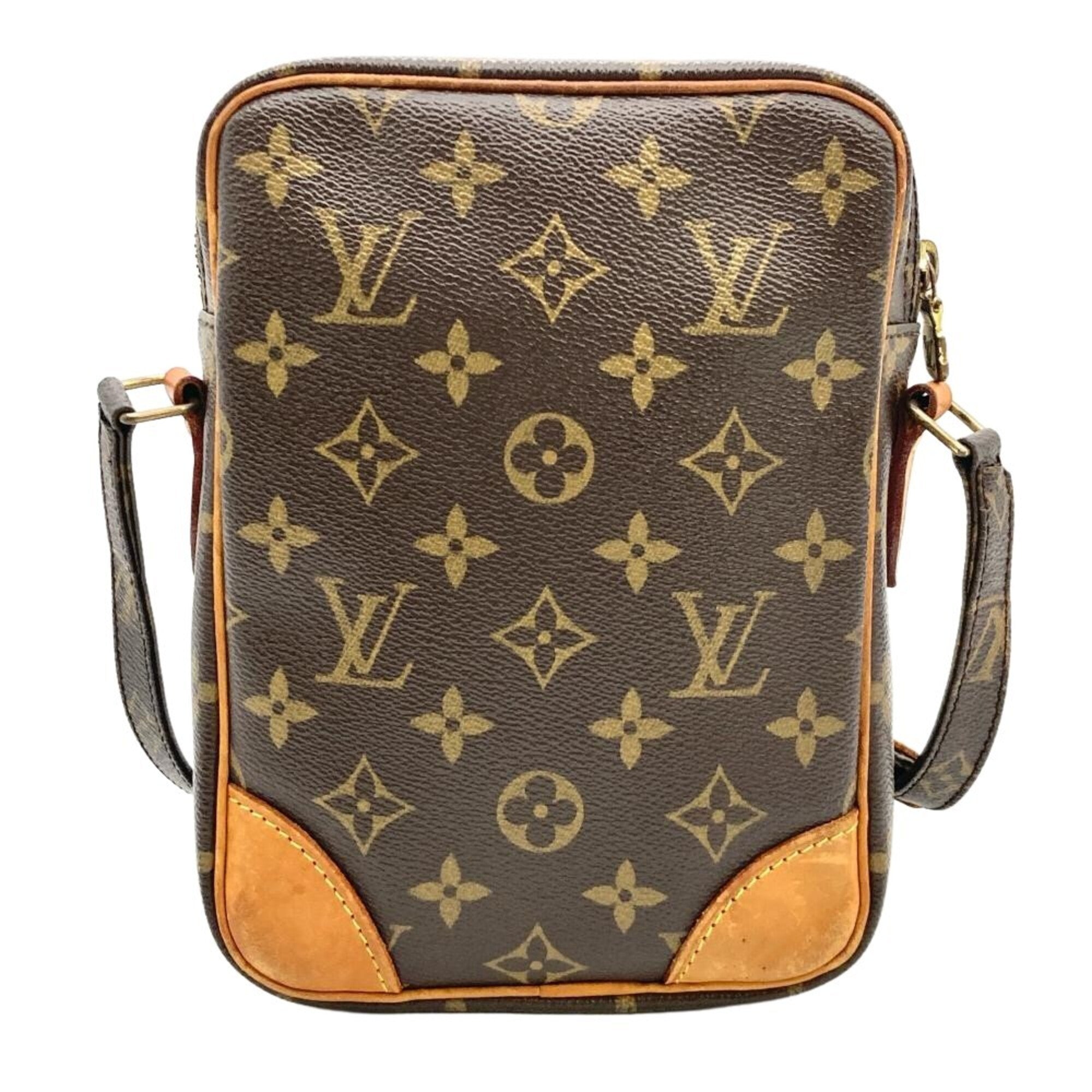 Louis Vuitton Brown Monogram Canvas Shoulder Bag (Pre-Owned)