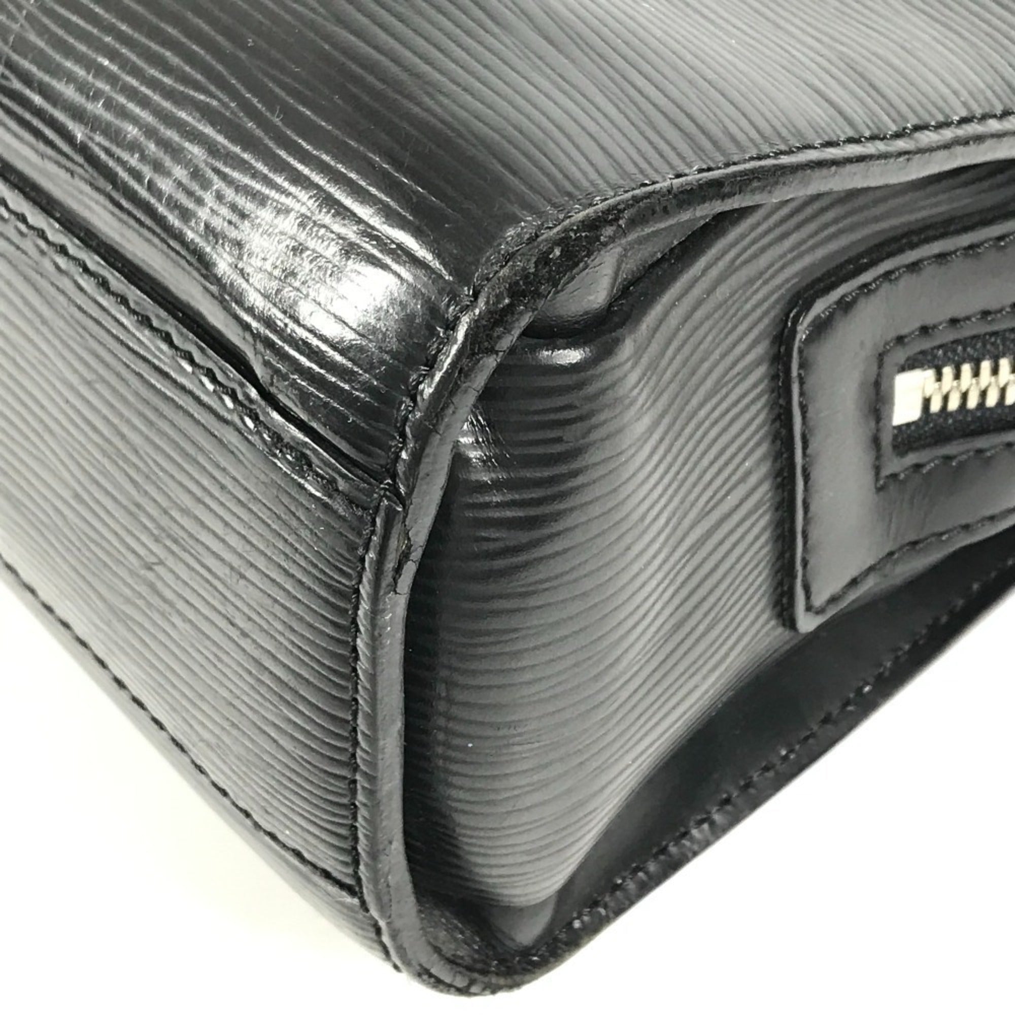 Louis Vuitton Black Galle Noir Epi Leather Briefcase Handbag Tote Bag (Pre-Owned)
