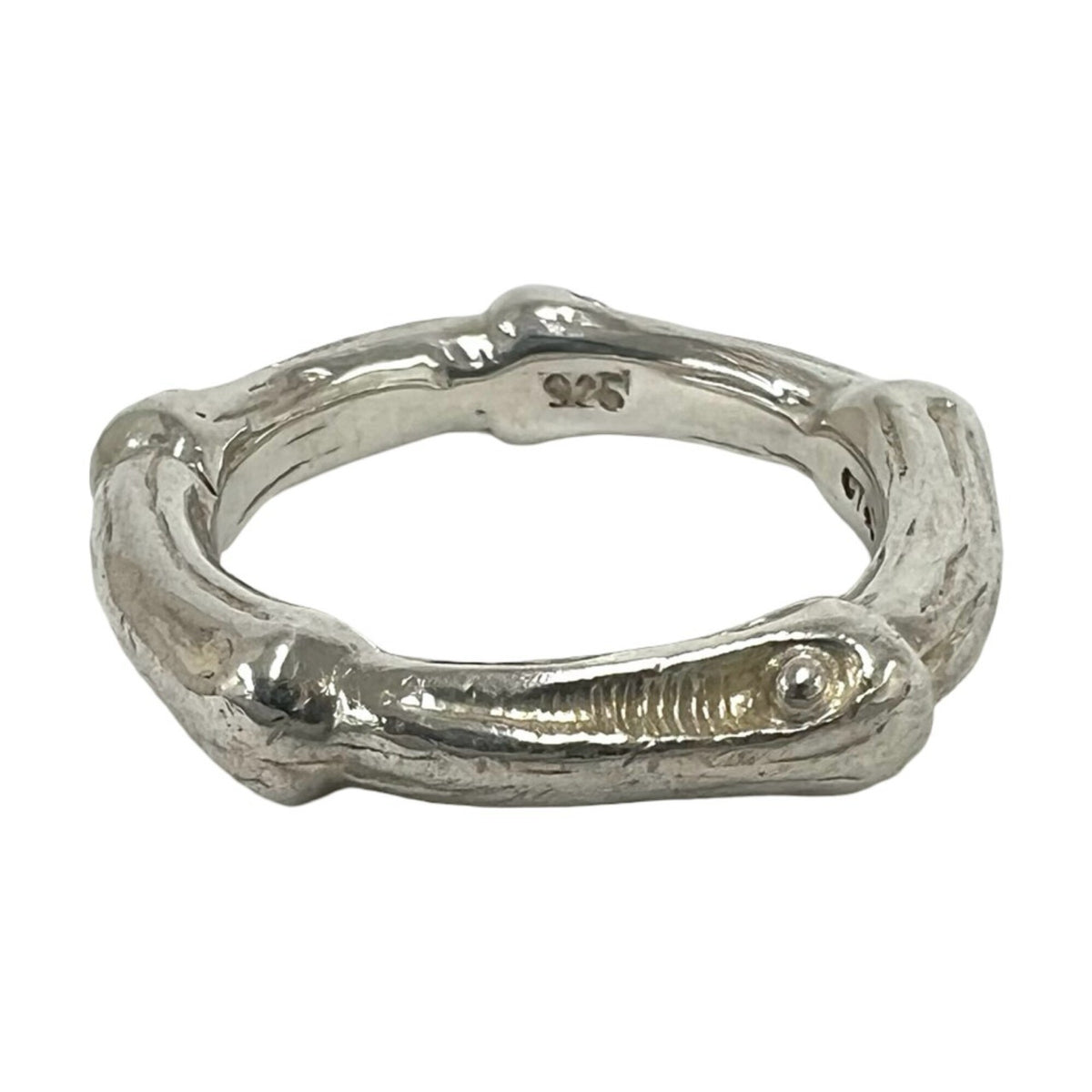 Tiffany Silver Silver 925 Band Ring (Pre-Owned)
