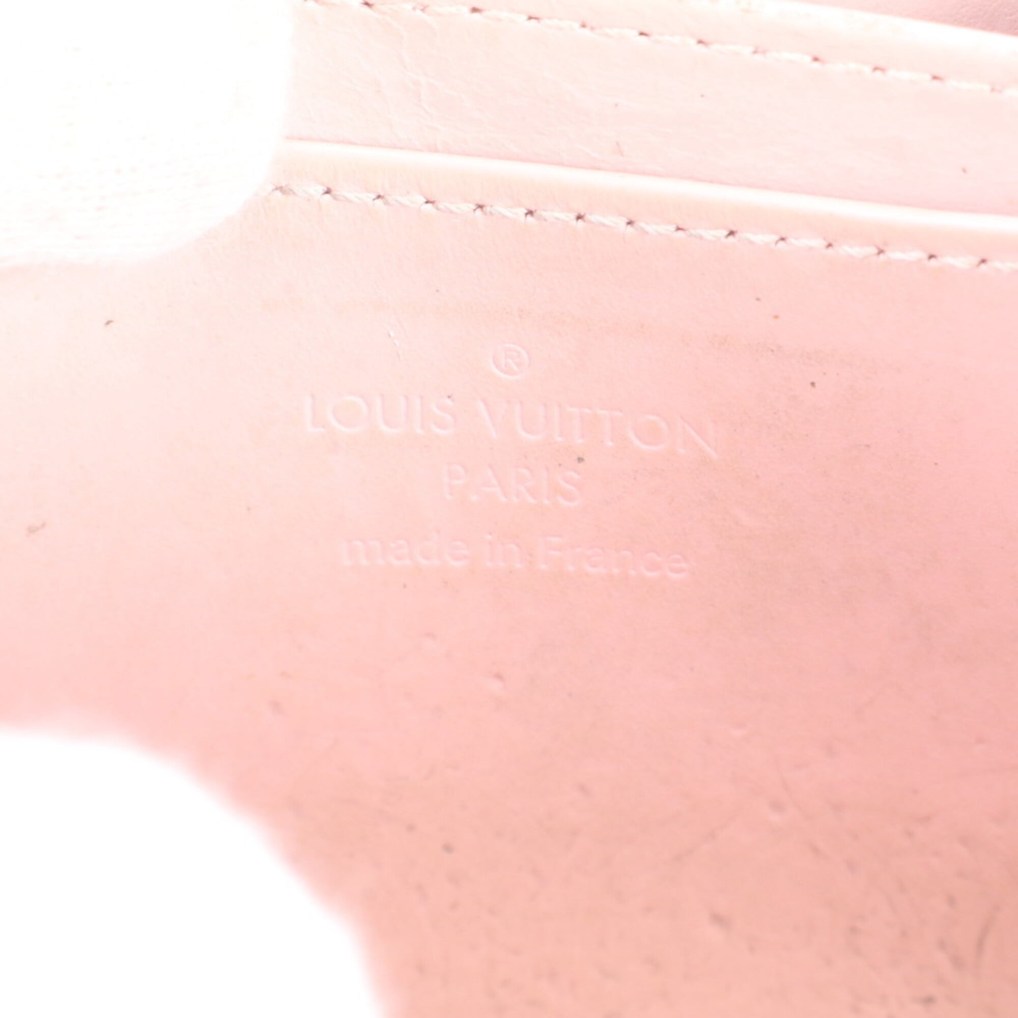 Louis Vuitton Rose Ballerine Leather Coated Canvas Coin Purse/Coin Case (Pre-Owned)