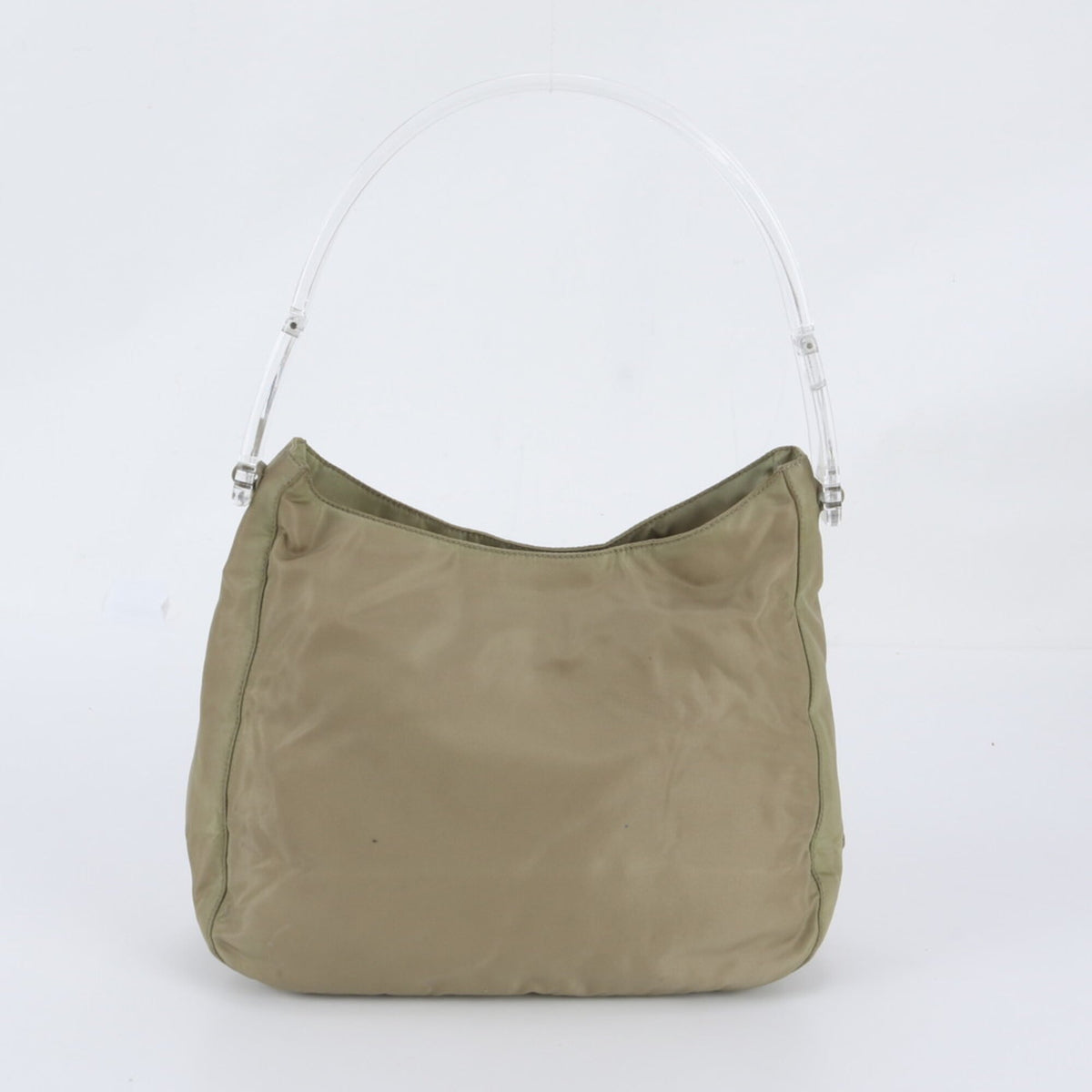 Prada Khaki Handbag Shoulder Bag (Pre-Owned)