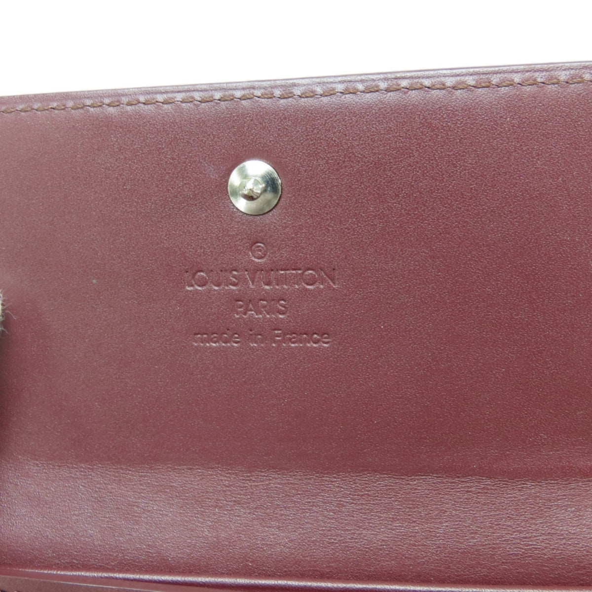 Louis Vuitton Bordeaux Violet Monogram Mat Wallet (Tri-Fold) (Pre-Owned)