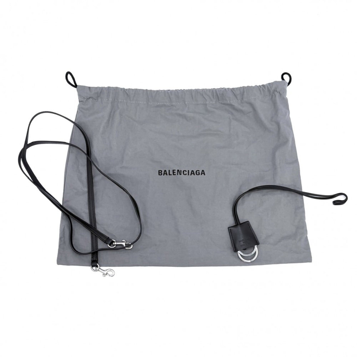Balenciaga Black Leather Handbag Shoulder Bag (Pre-Owned)