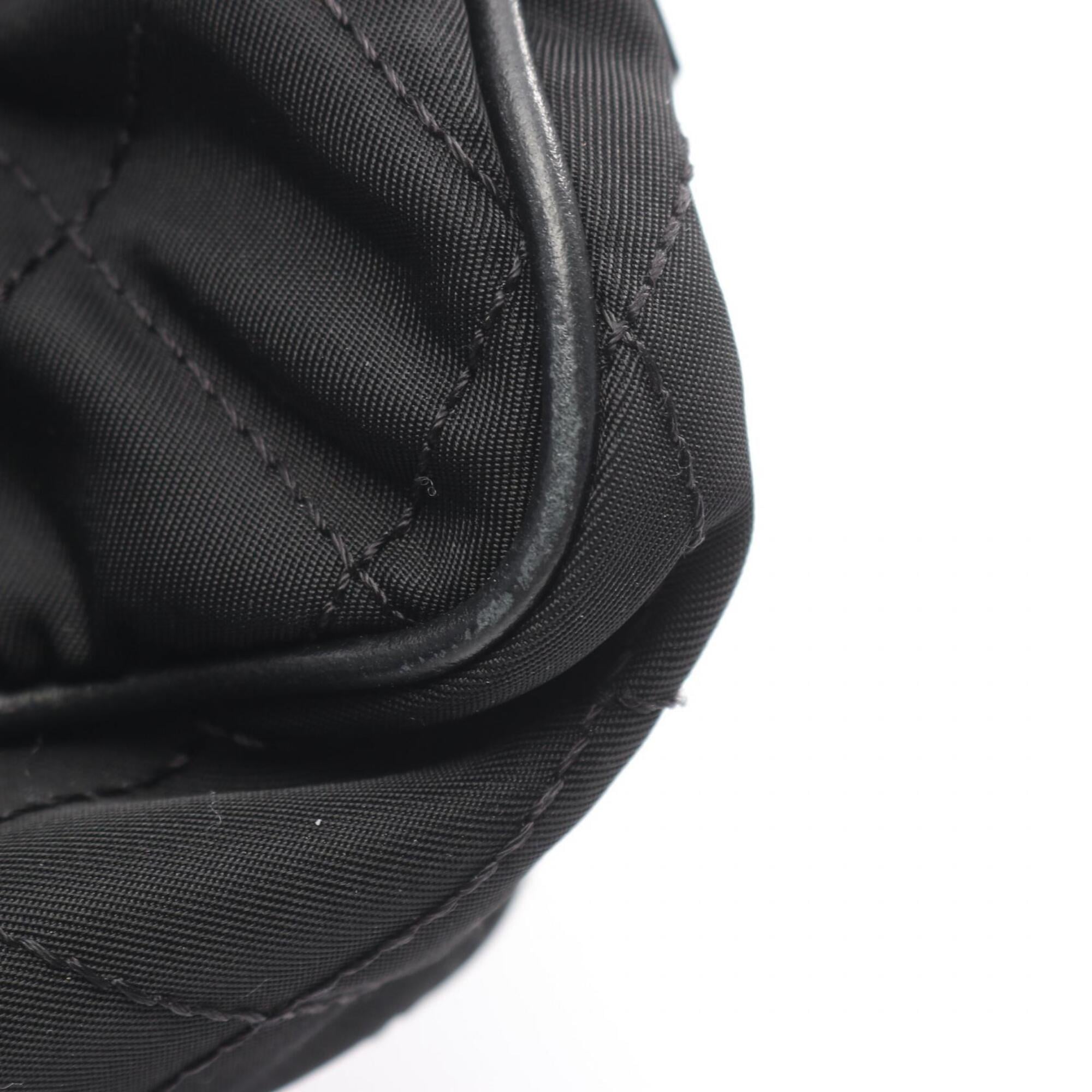 Prada Black Nylon Leather Fanny Pack (Pre-Owned)