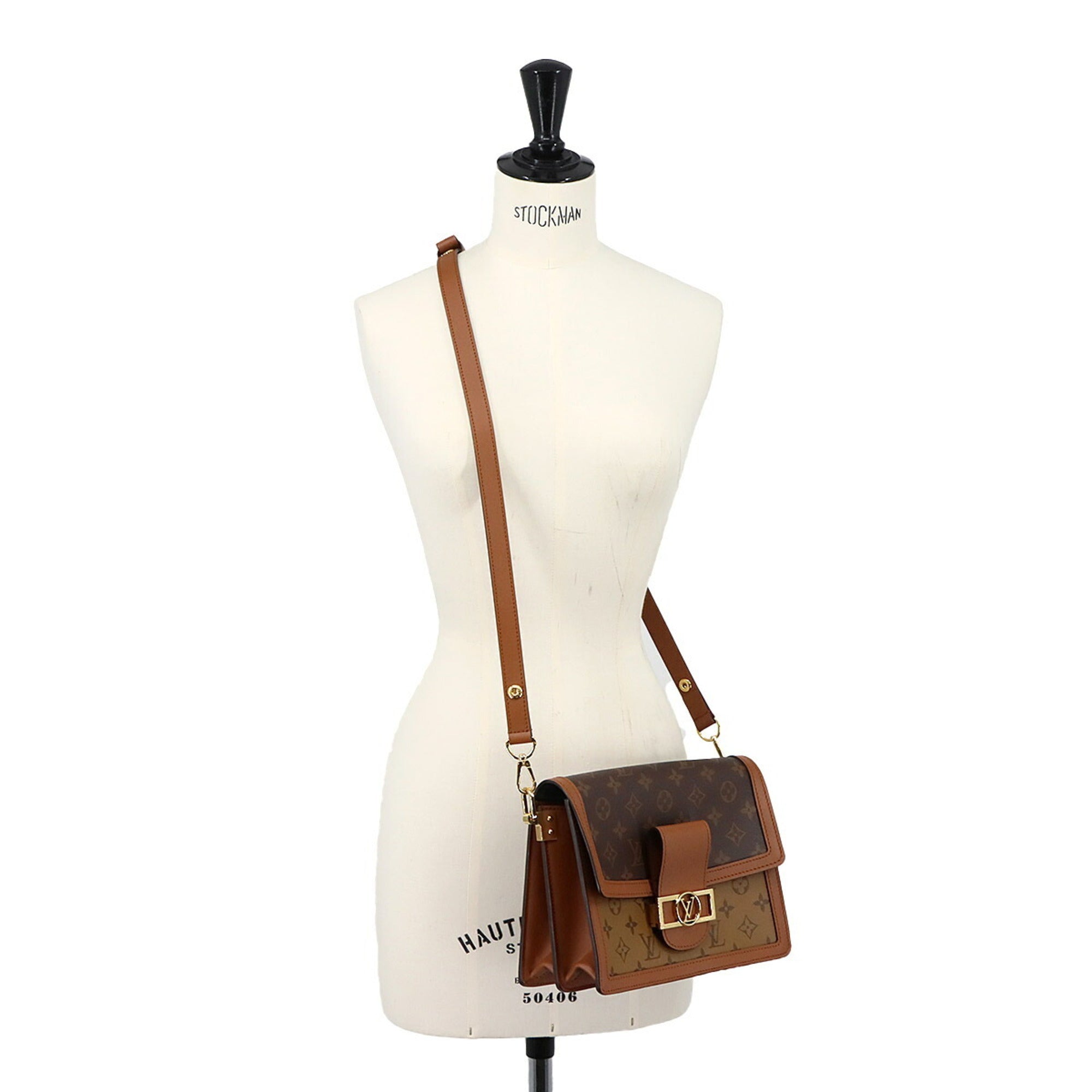 Louis Vuitton Brown Monogram Reverse Monogram Reverse Monogram Handbag Shoulder Bag (Pre-Owned)