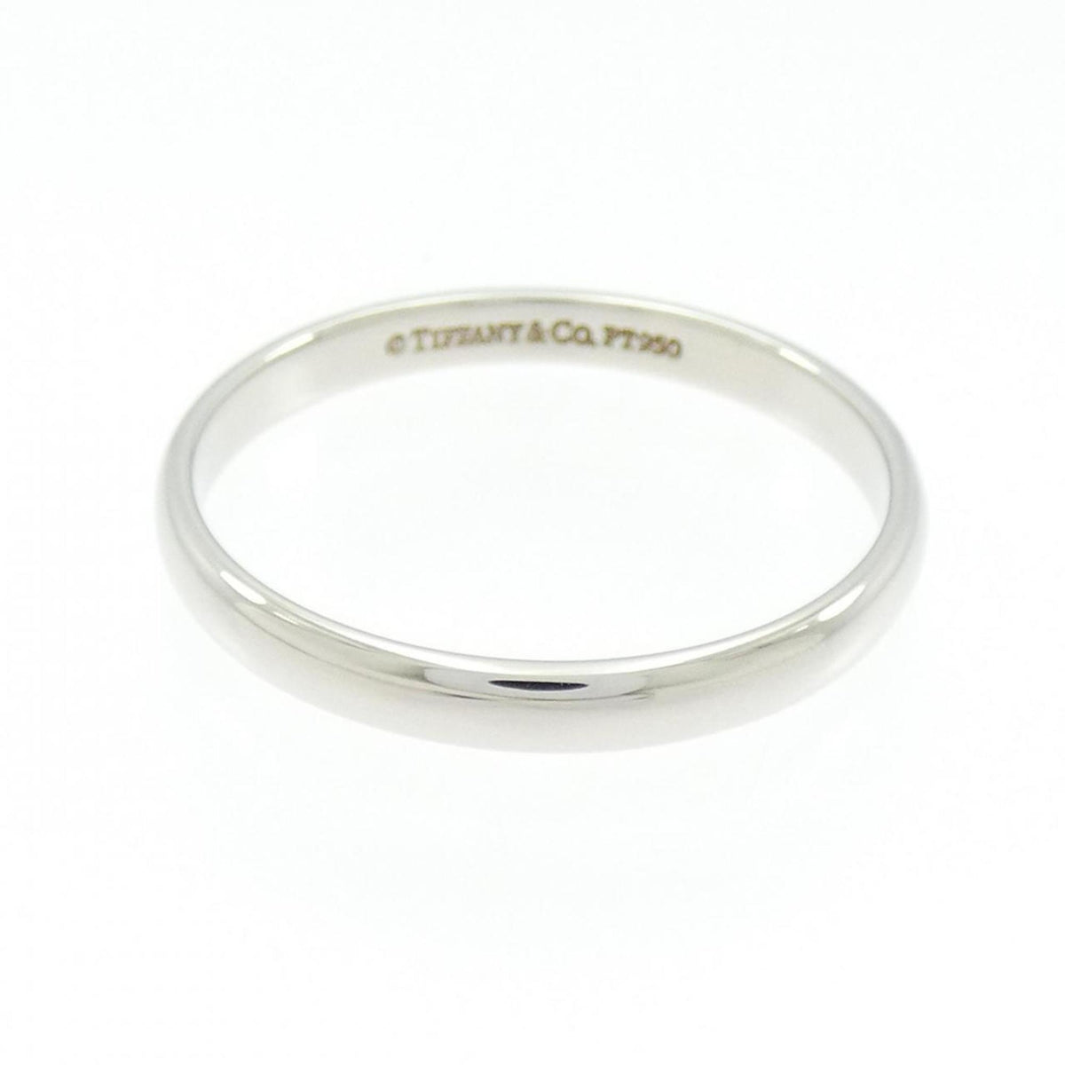 Tiffany Platinum Platinum 950 Band Ring (Pre-Owned)