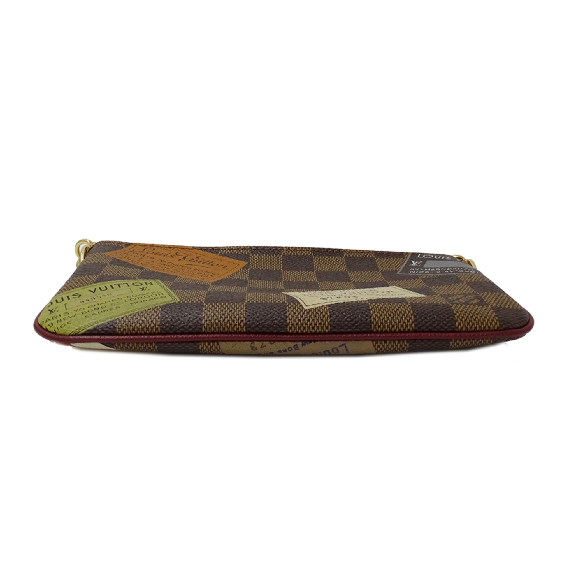 Louis Vuitton Brown Damier Canvas Damier Canvas Handbag Pouch (Pre-Owned)