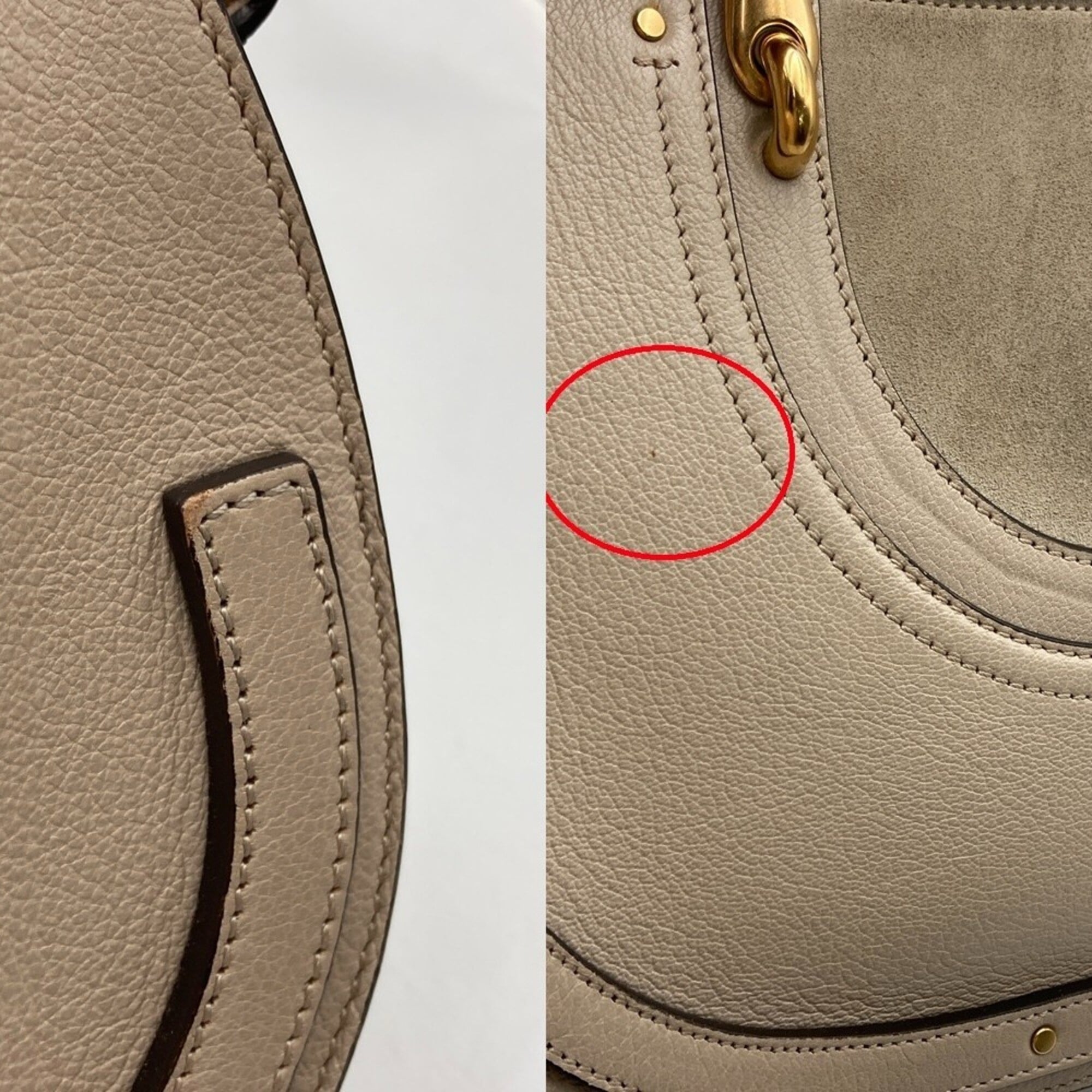 Chloé Gray Suede Shoulder Bag (Pre-Owned)