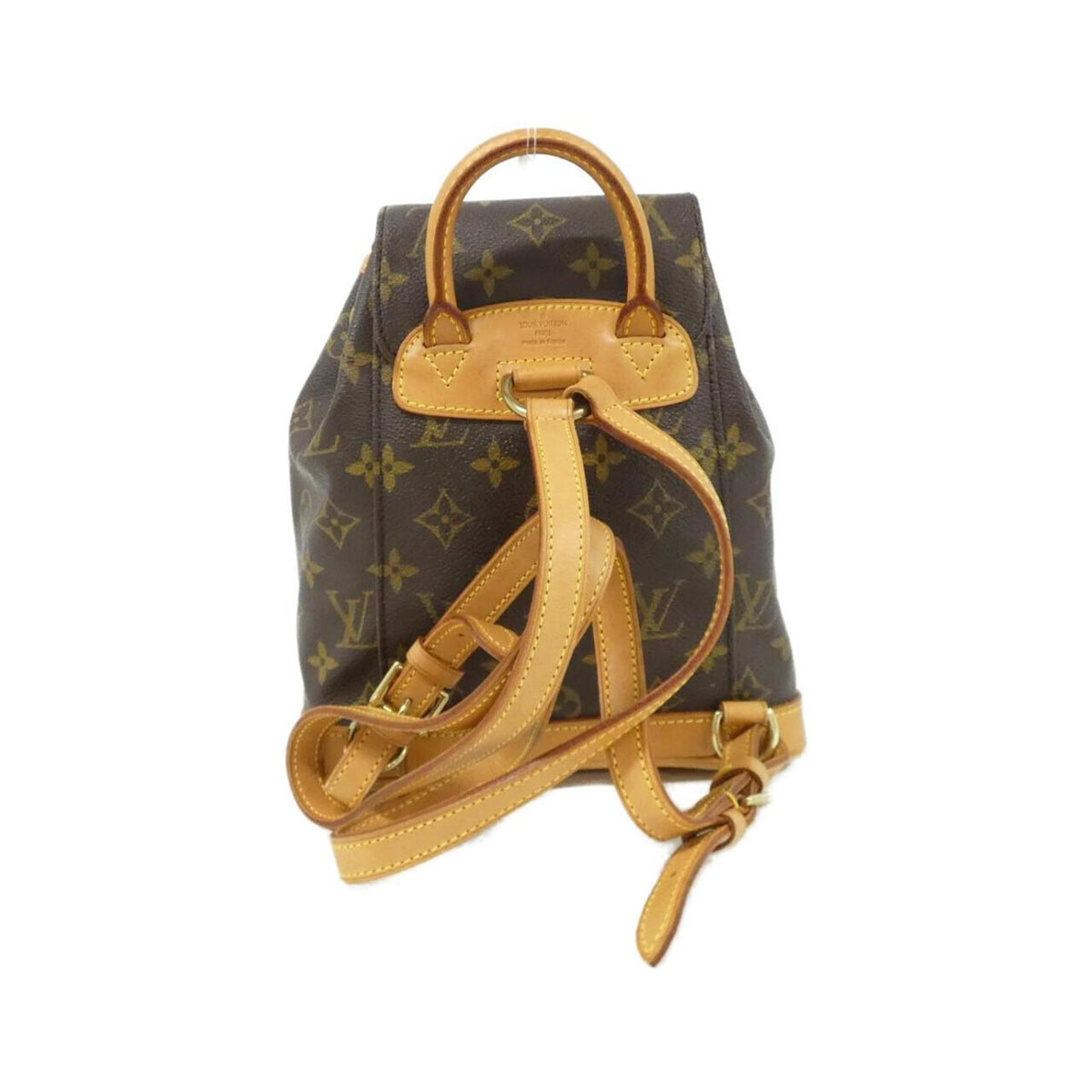 Louis Vuitton Brown Coated Canvas Backpack (Pre-Owned)