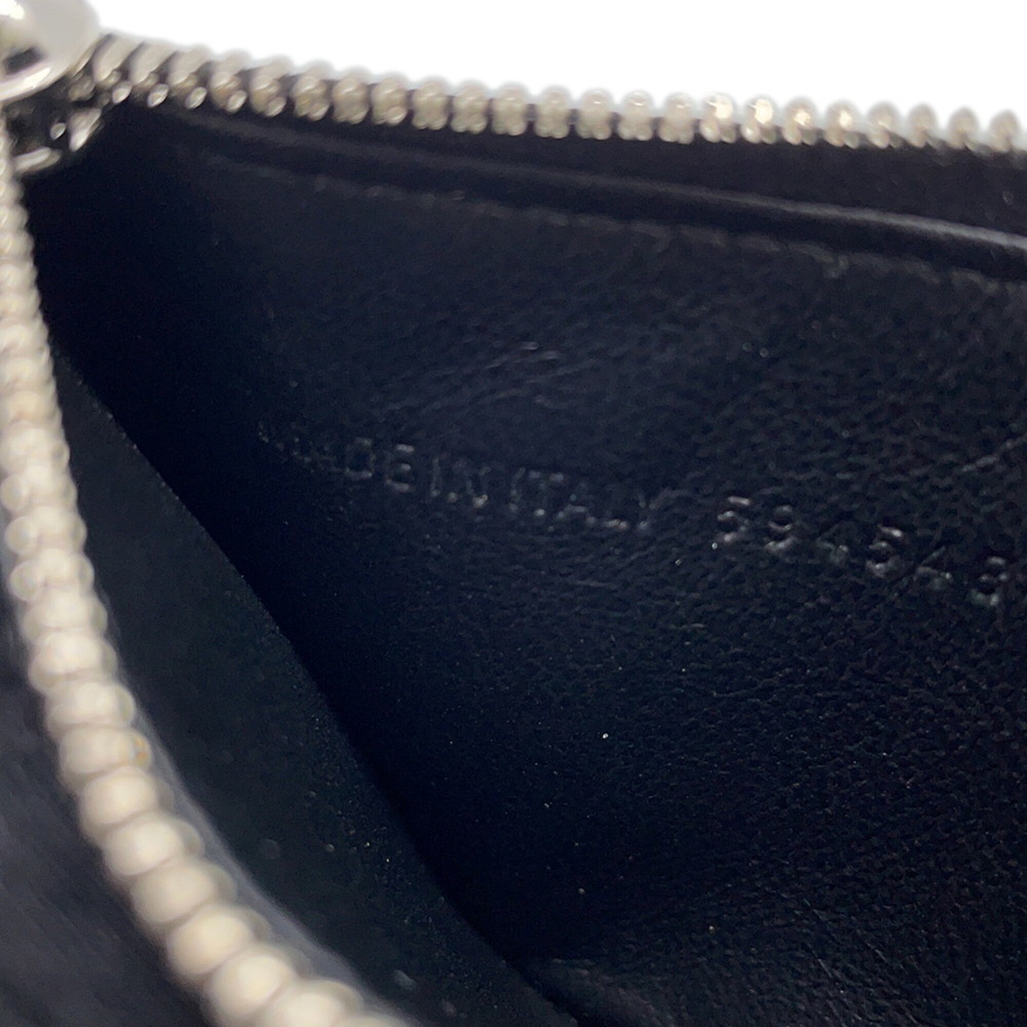 Balenciaga Black Leather Coin Purse/Coin Case (Pre-Owned)