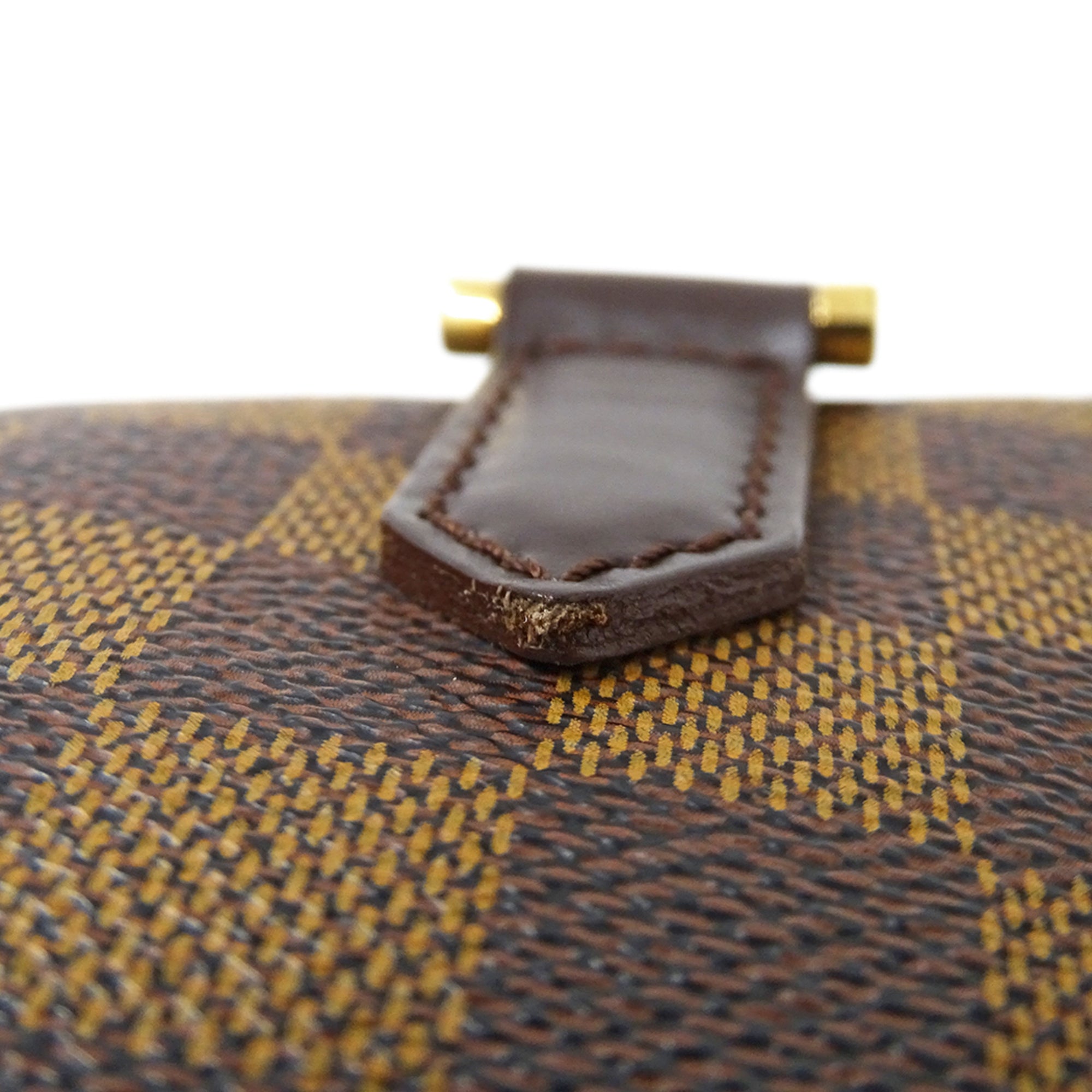 Louis Vuitton Brown Damier Canvas Galle Damier Canvas Handbag (Pre-Owned)