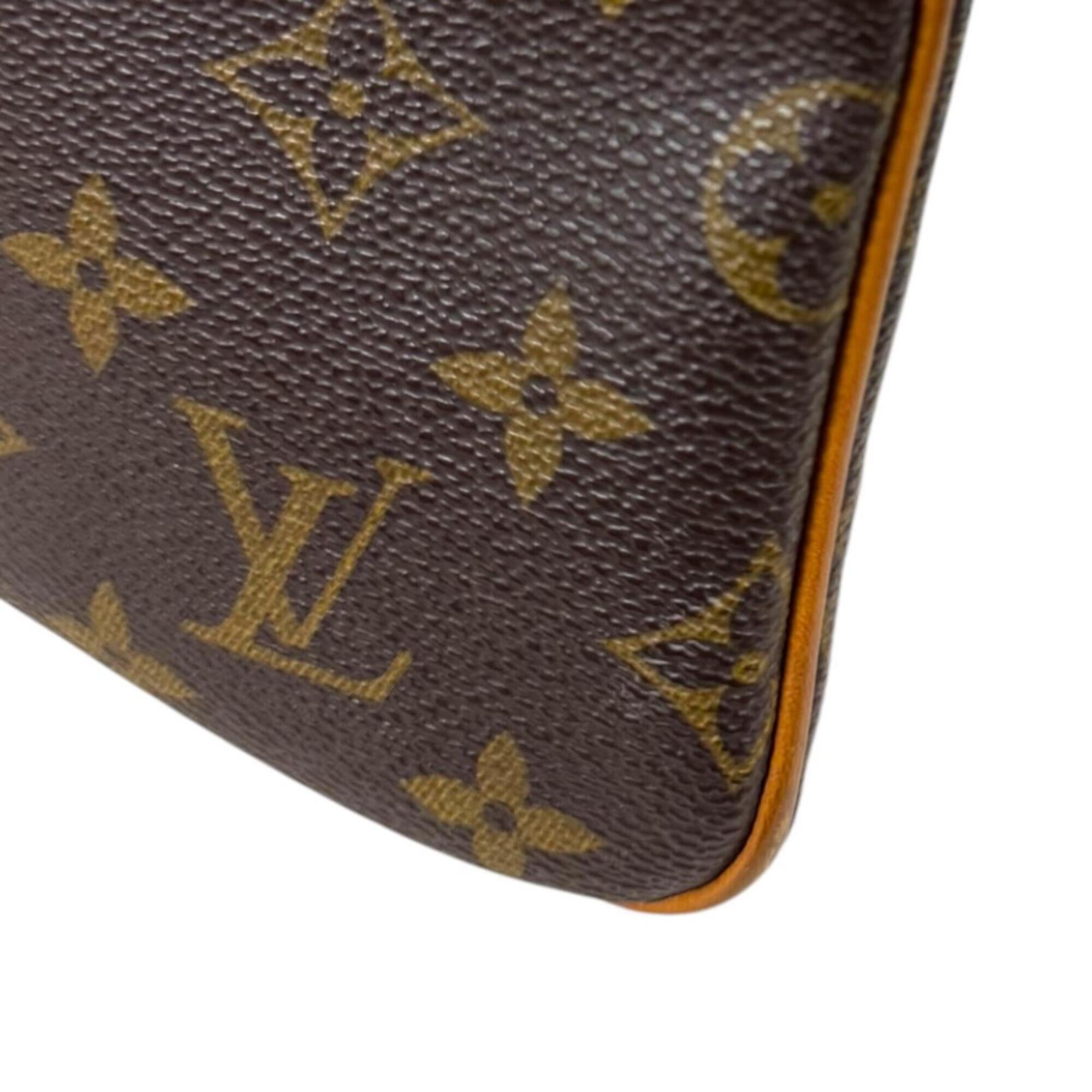 Louis Vuitton Monogram Brown Monogram Pochette Shoulder Bag (Pre-Owned)