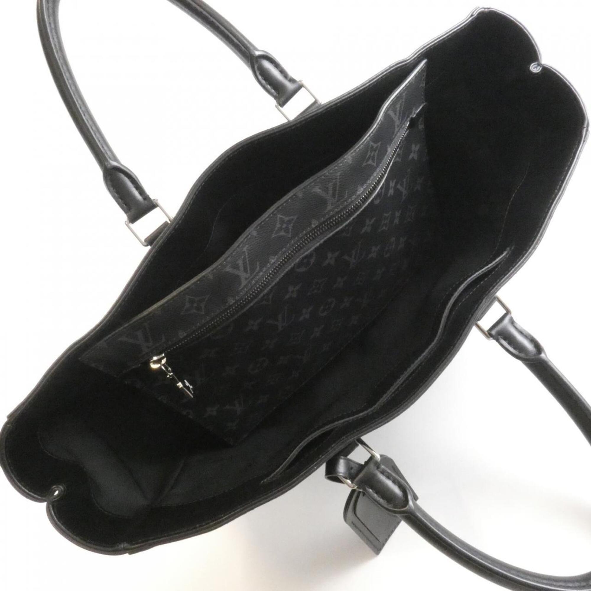 Louis Vuitton Black Coated Canvas Handbag (Pre-Owned)