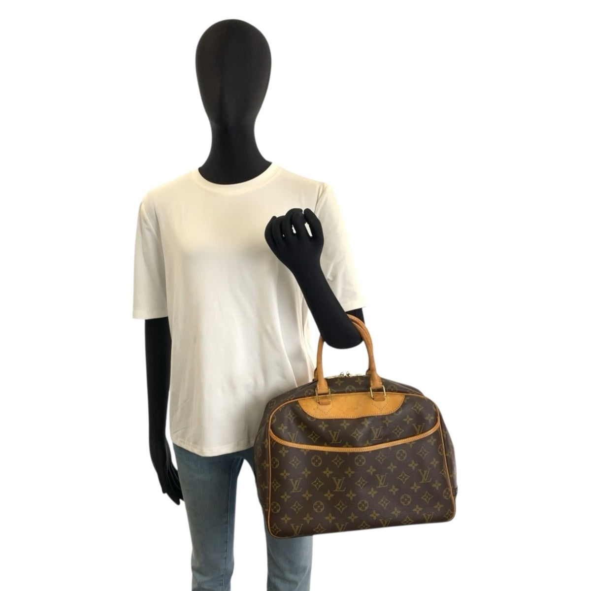 Louis Vuitton Brown Monogram Pvc Boston Bag Handbag (Pre-Owned)
