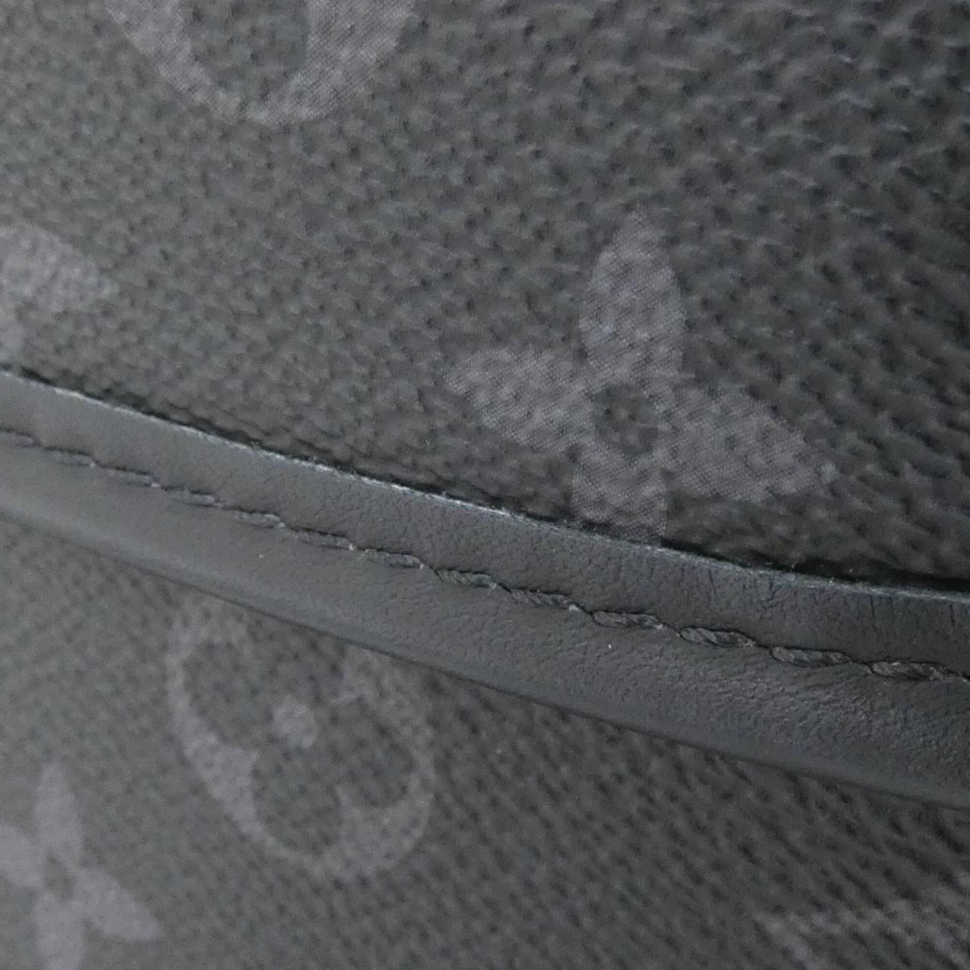 Louis Vuitton Black Coated Canvas Shoulder Bag (Pre-Owned)