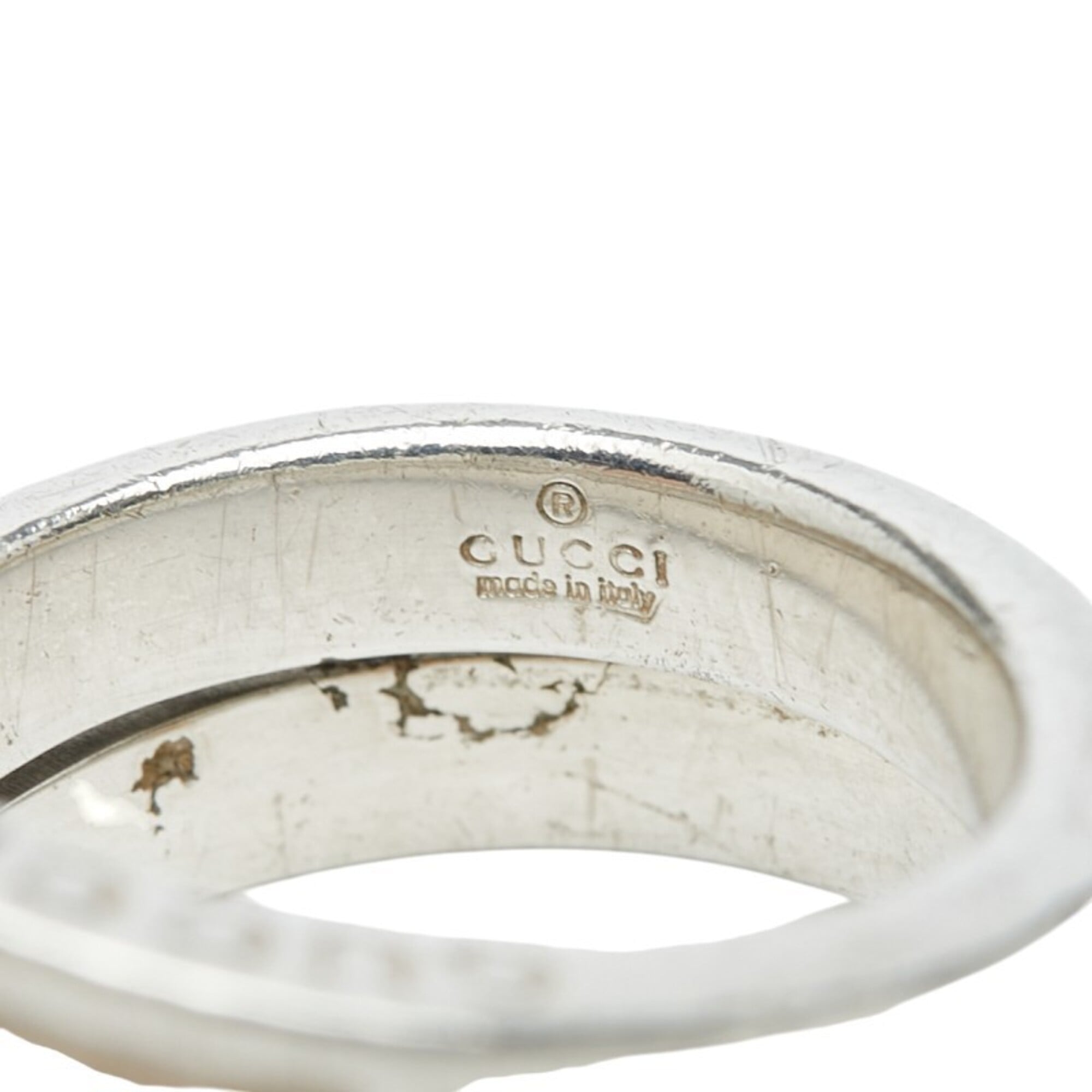Gucci Silver Silver 925 Band Ring (Pre-Owned)