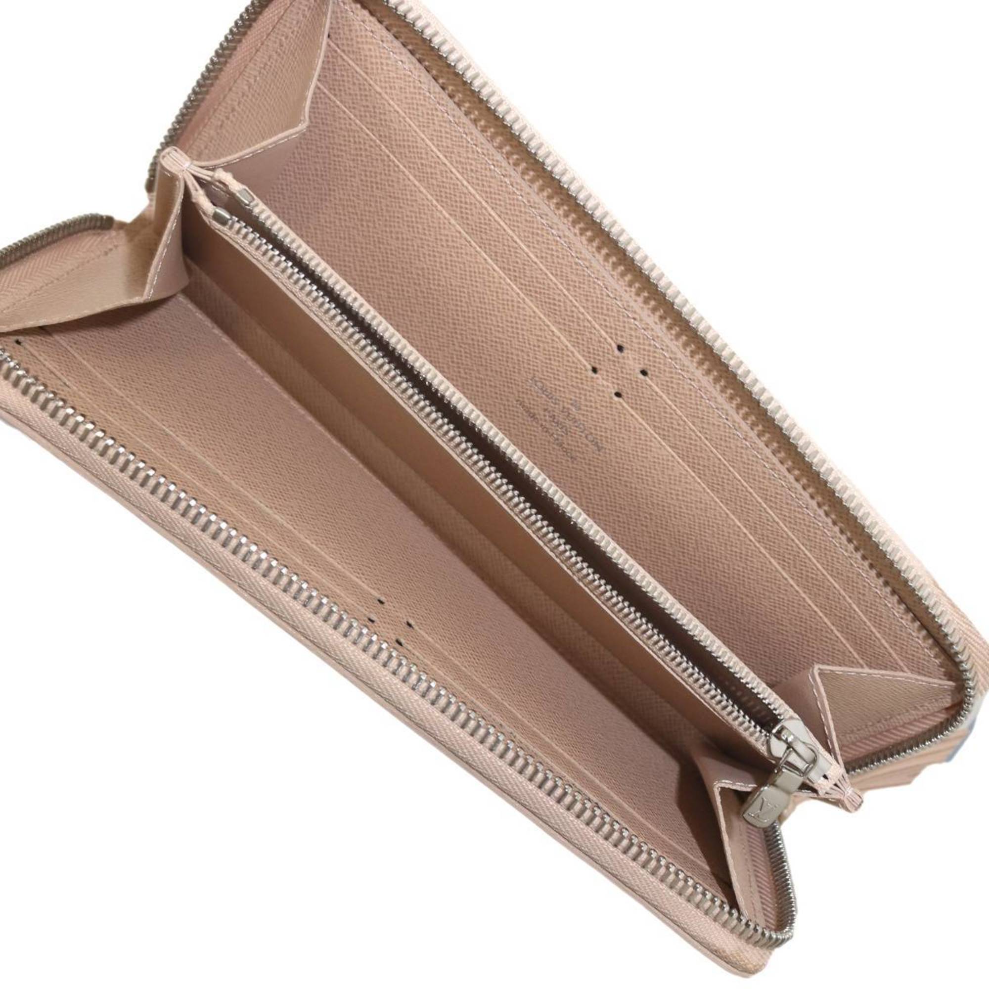Louis Vuitton Beige Pink Long Wallet (Bi-Fold) (Pre-Owned)