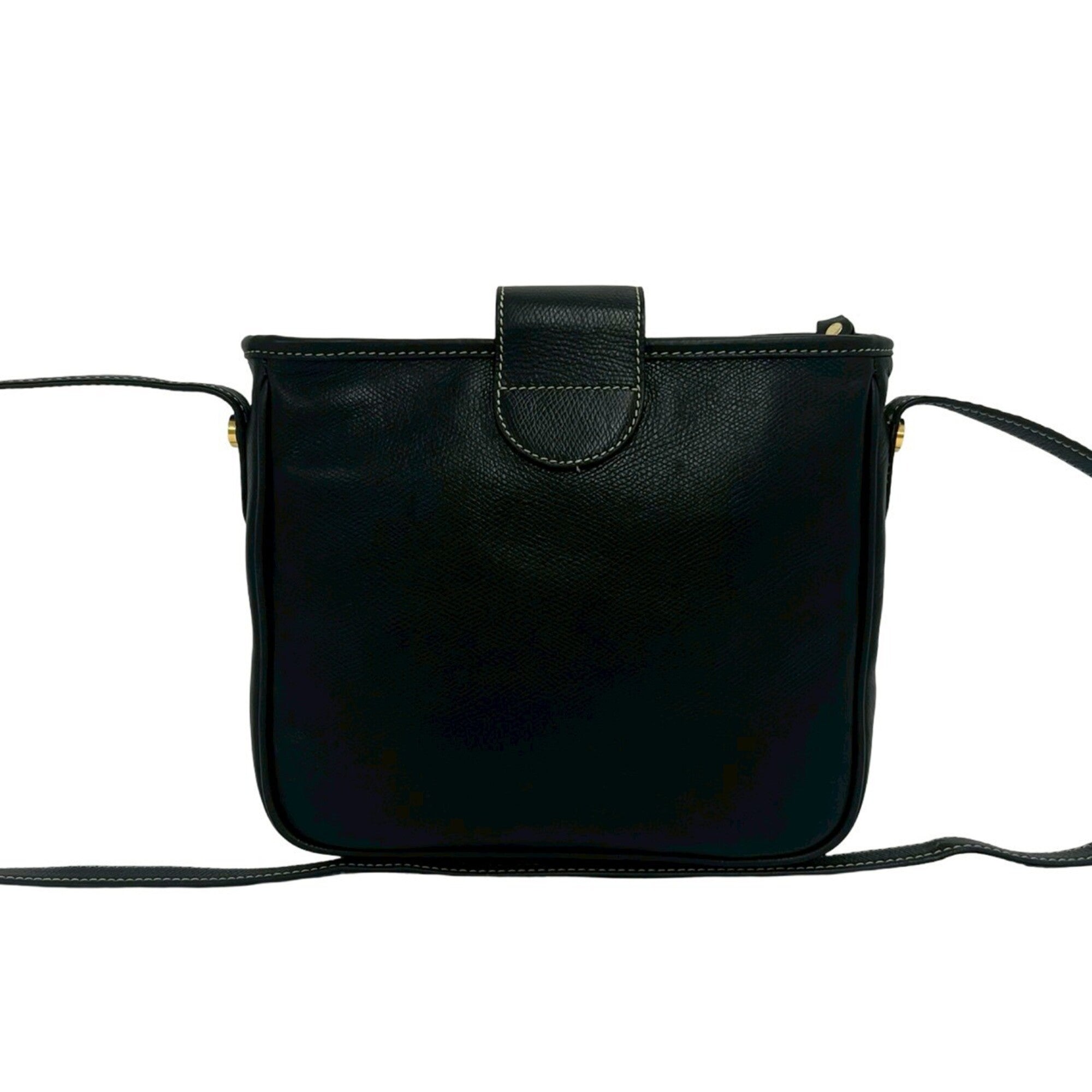 Loewe Black Leather Shoulder Bag Tote Bag (Pre-Owned)