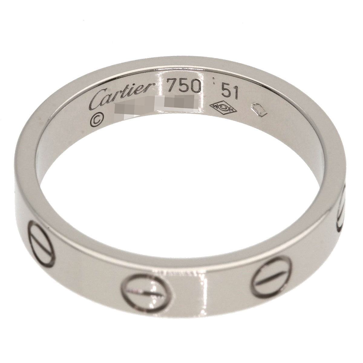 Cartier White Gold (18K) Band Ring (Pre-Owned)