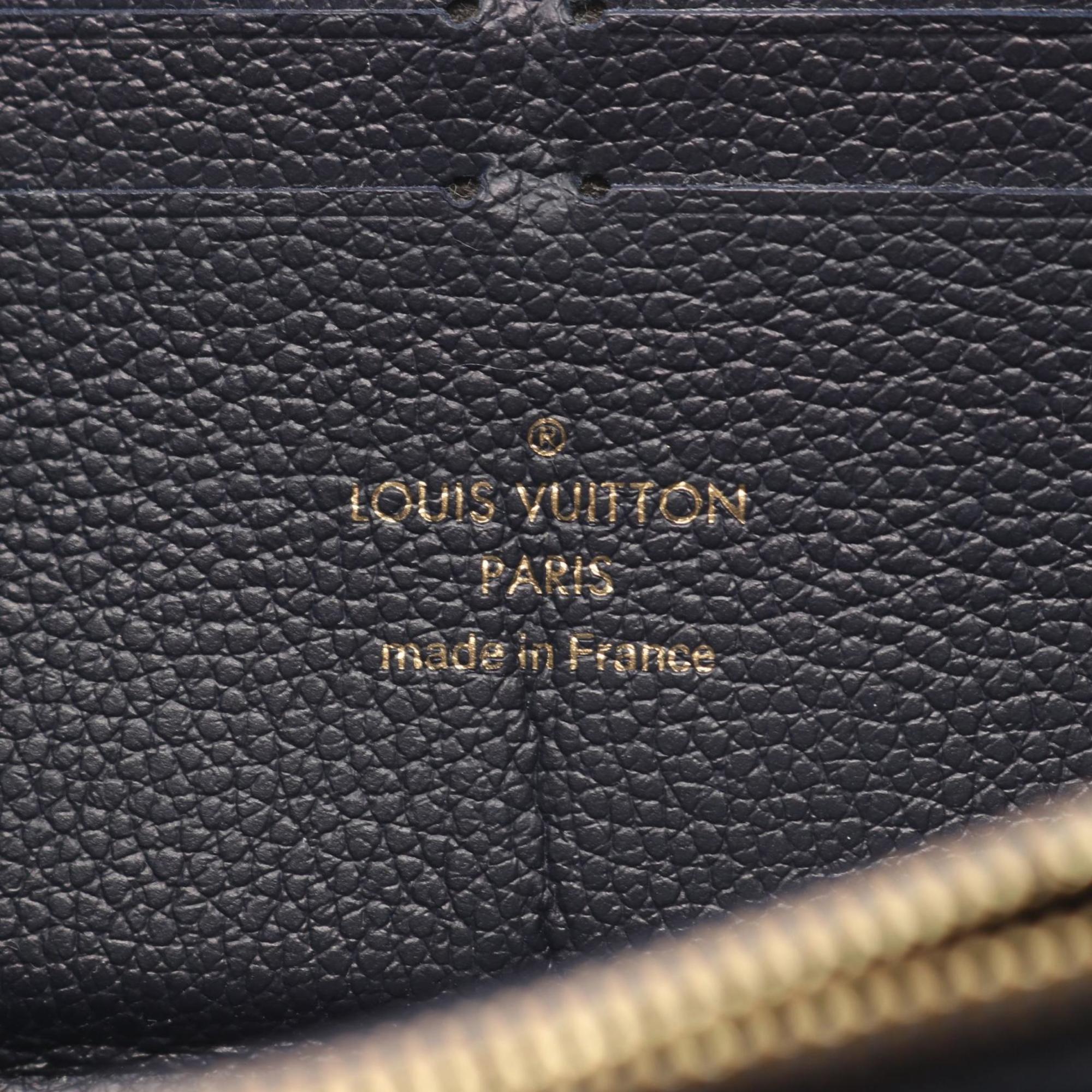 Louis Vuitton Marine Rouge Navy Monogram Empreinte Long Wallet (Bi-Fold) (Pre-Owned)