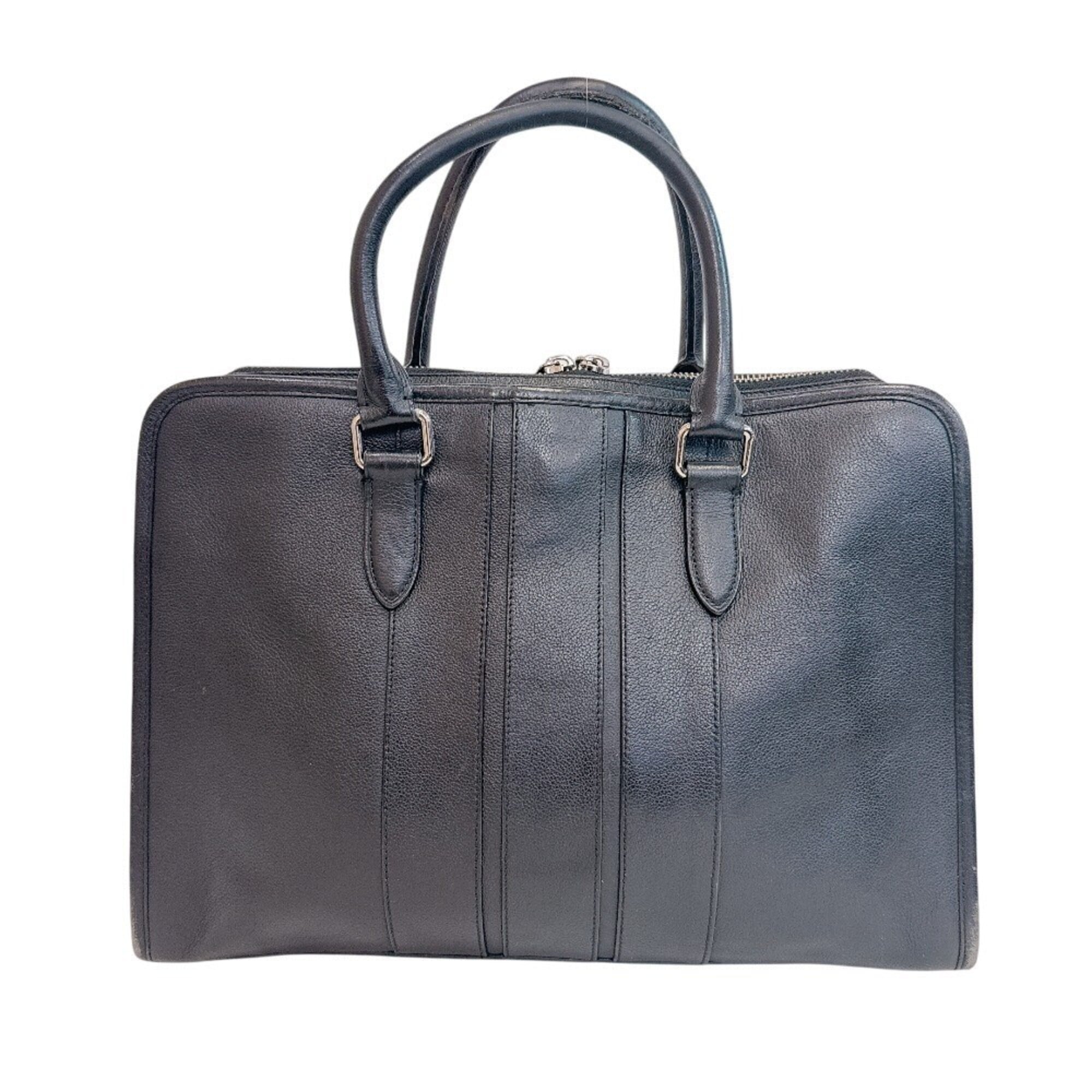 Coach Black Leather Briefcase (Pre-Owned)