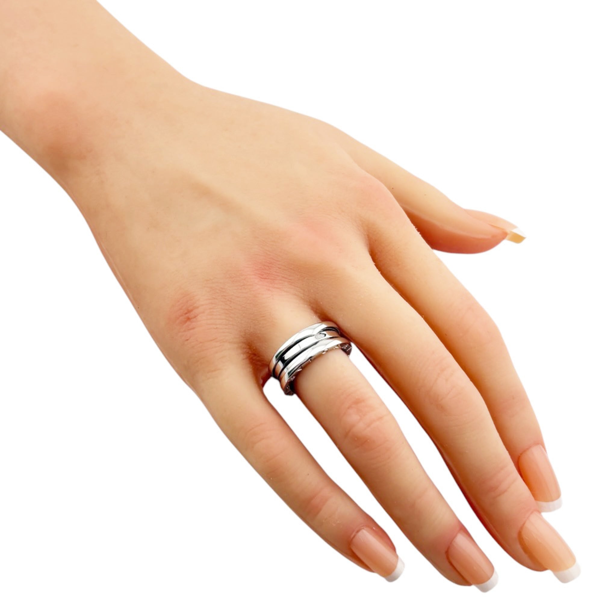Bvlgari White Gold White Gold (18K) Band Ring (Pre-Owned)