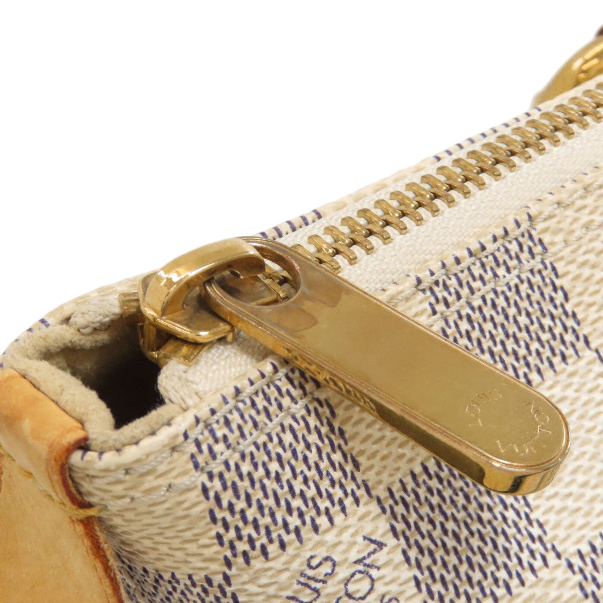 Louis Vuitton Azur Damier Azur White Damier Canvas Tote Bag (Pre-Owned)