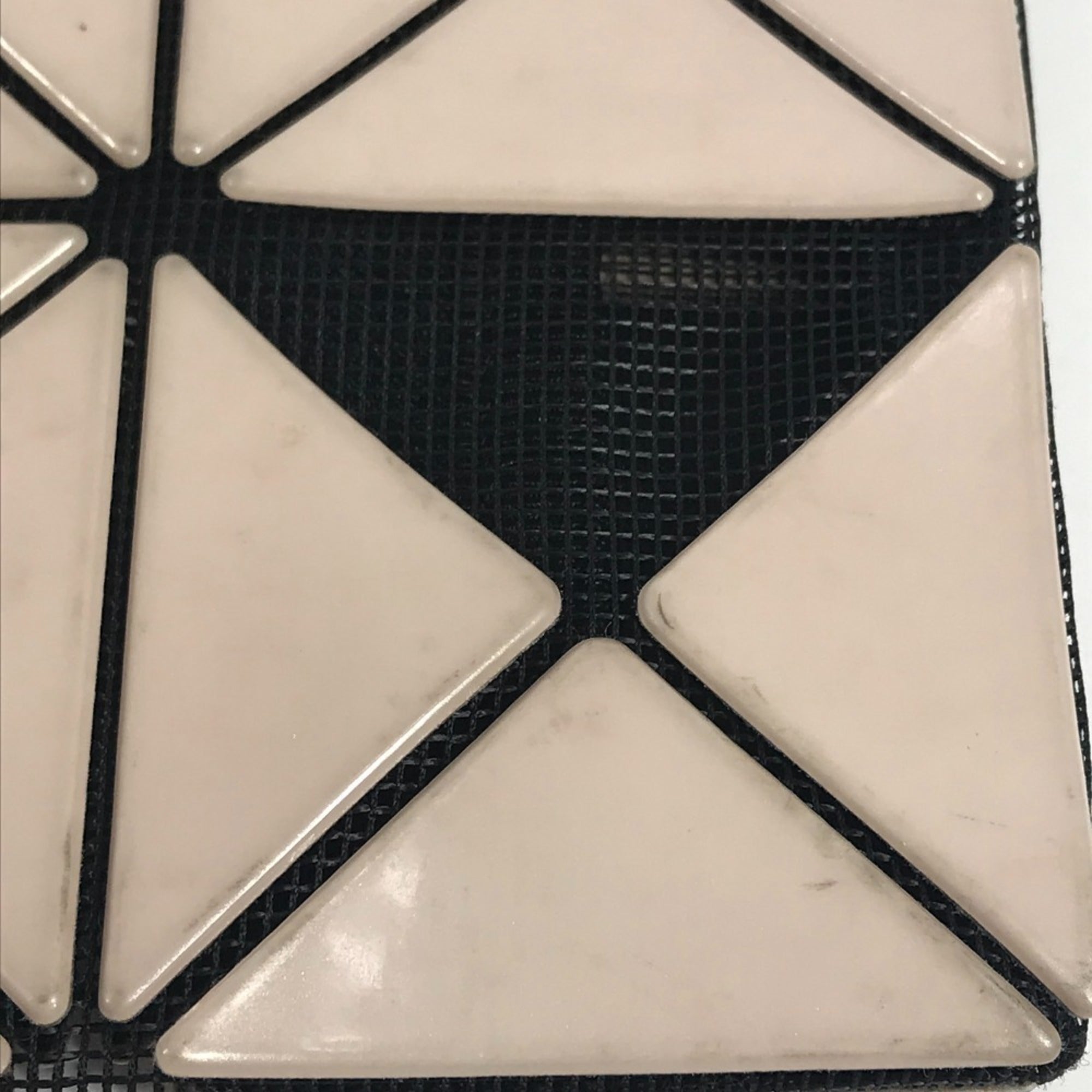 Issey Miyake Beige Pvc Shoulder Bag Tote Bag (Pre-Owned)