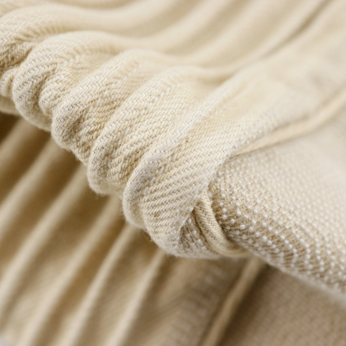 Hermes Beige Canvas Tote Bag (Pre-Owned)