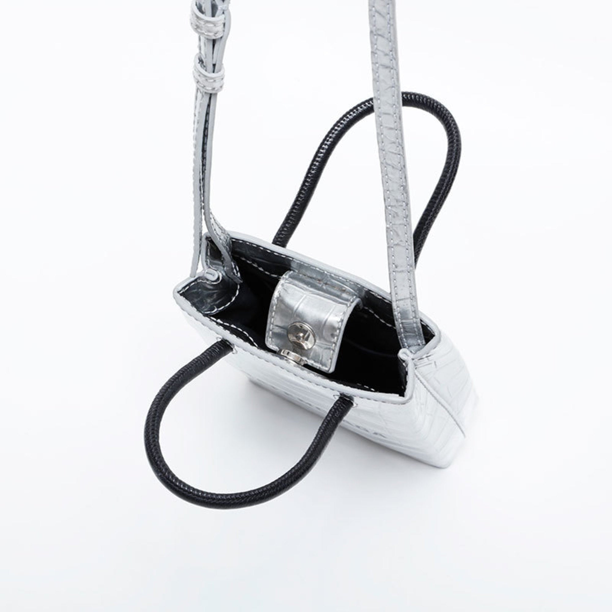 Balenciaga Silver Leather Shoulder Bag (Pre-Owned)