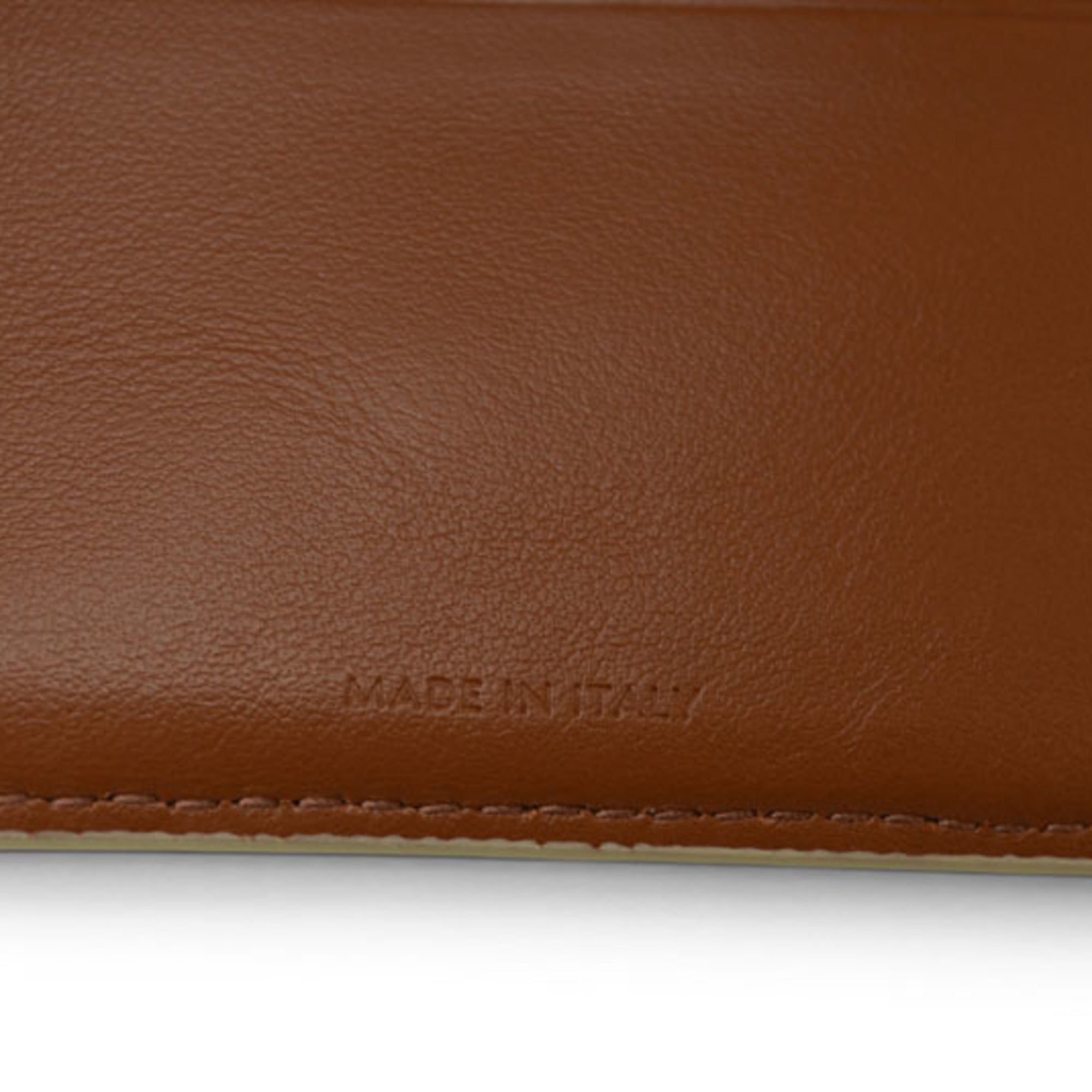Celine Brown Ivory Coated Canvas Wallet (Bi-Fold) (Pre-Owned)