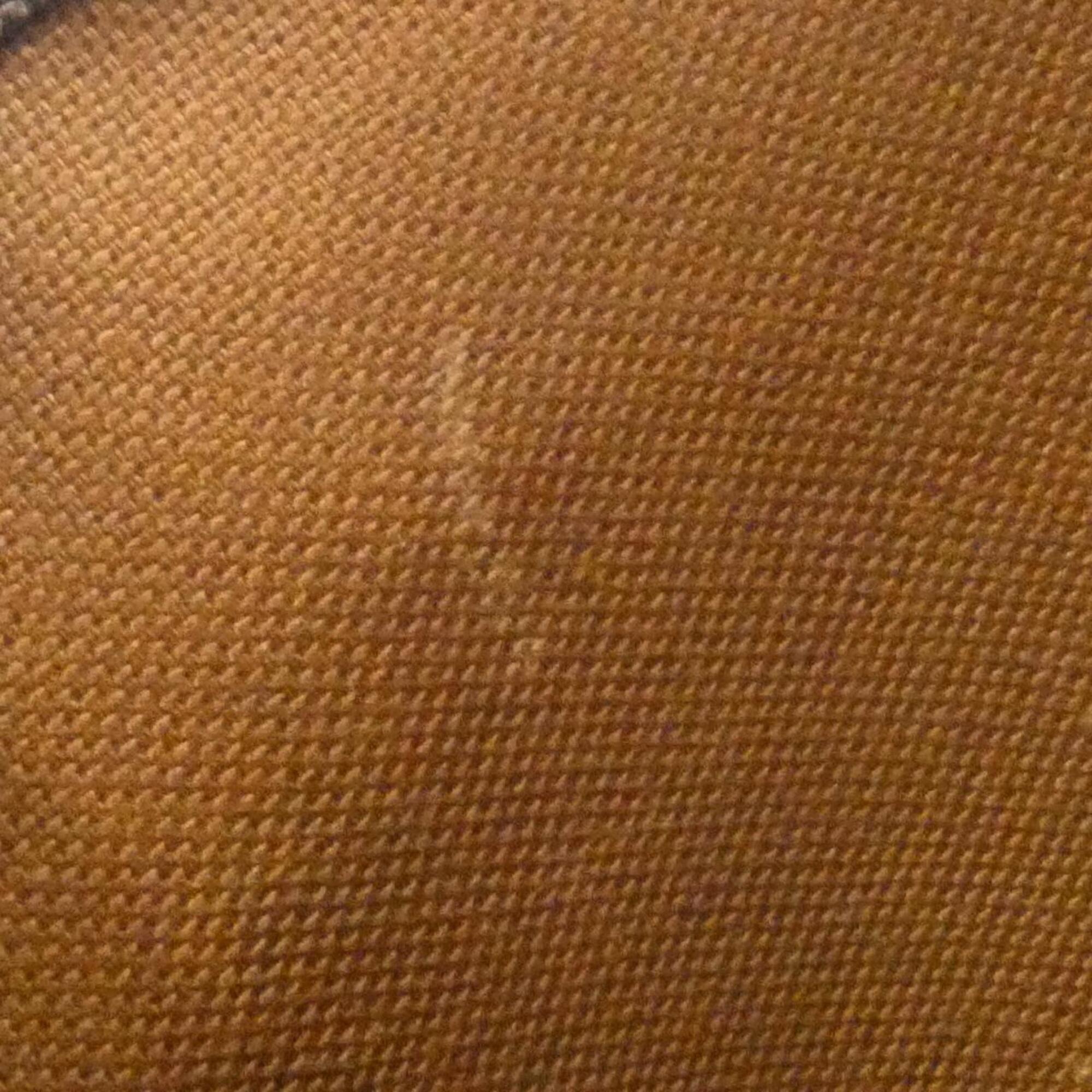 Louis Vuitton Monogram Graffiti Marron Peach Coated Canvas Pochette Pouch (Pre-Owned)