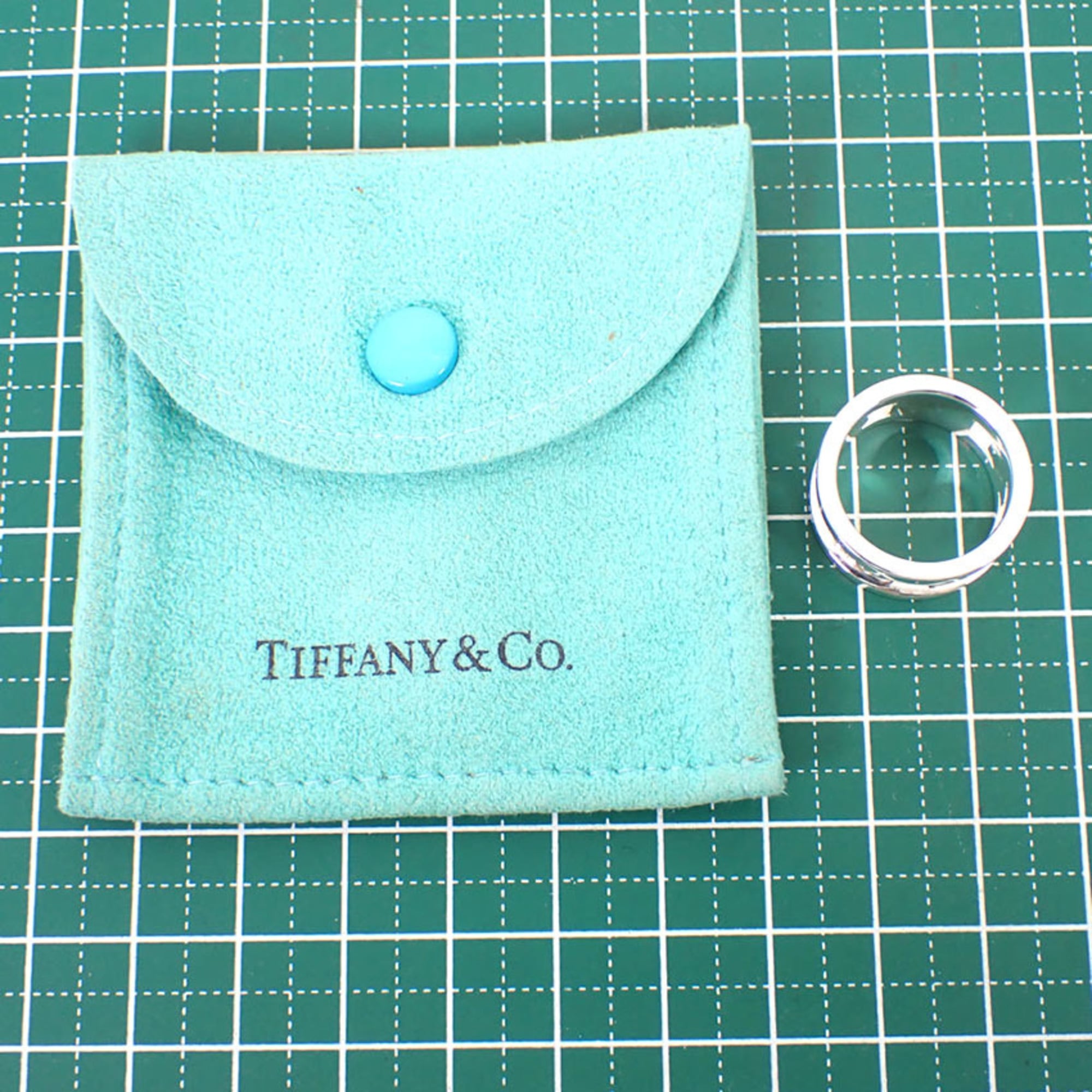 Tiffany Sterling Silver 925 Band Ring (Pre-Owned)