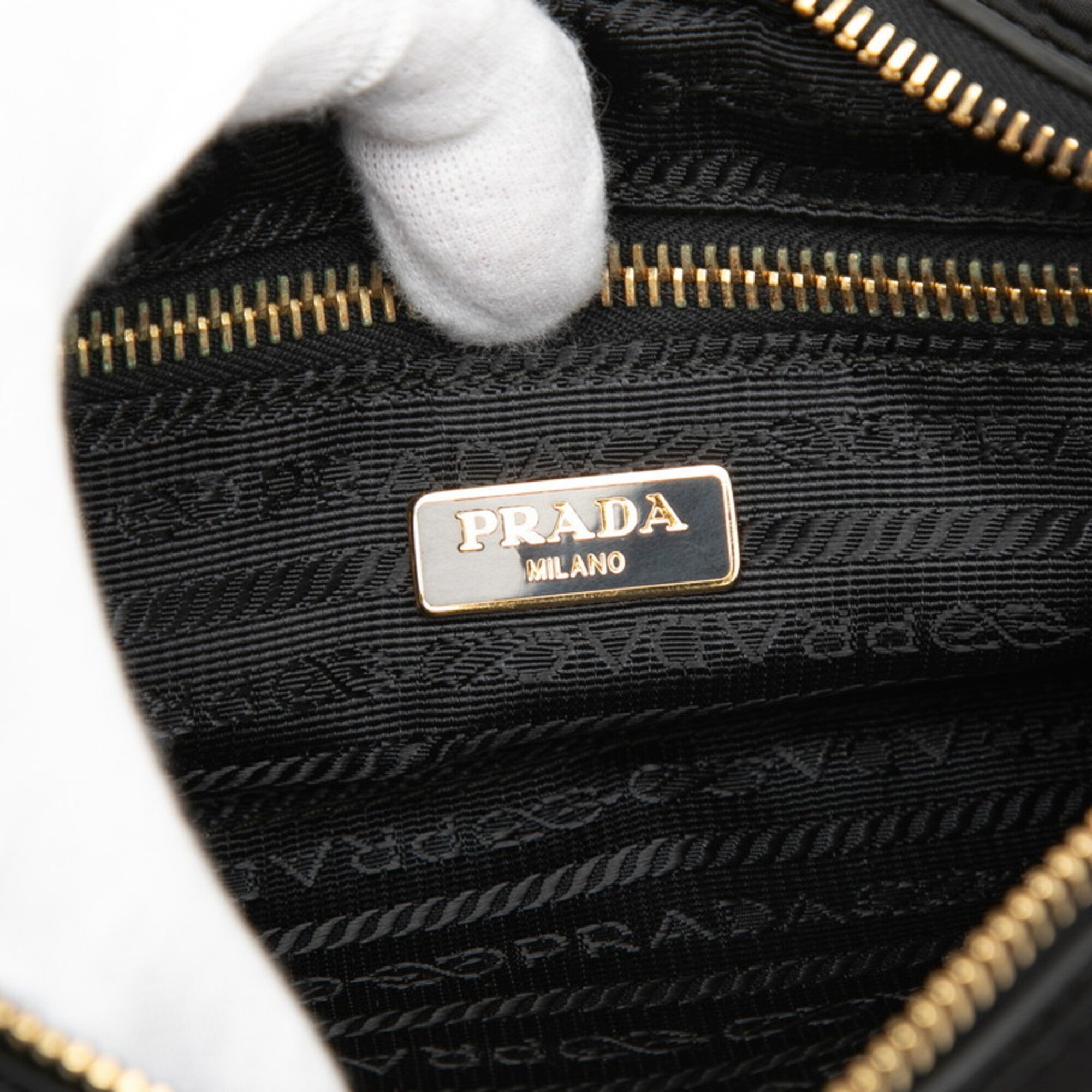 Prada Black Nylon Shoulder Bag (Pre-Owned)