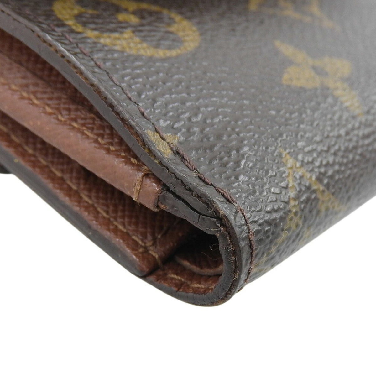 Louis Vuitton Brown Monogram Pvc Wallet (Tri-Fold) (Pre-Owned)