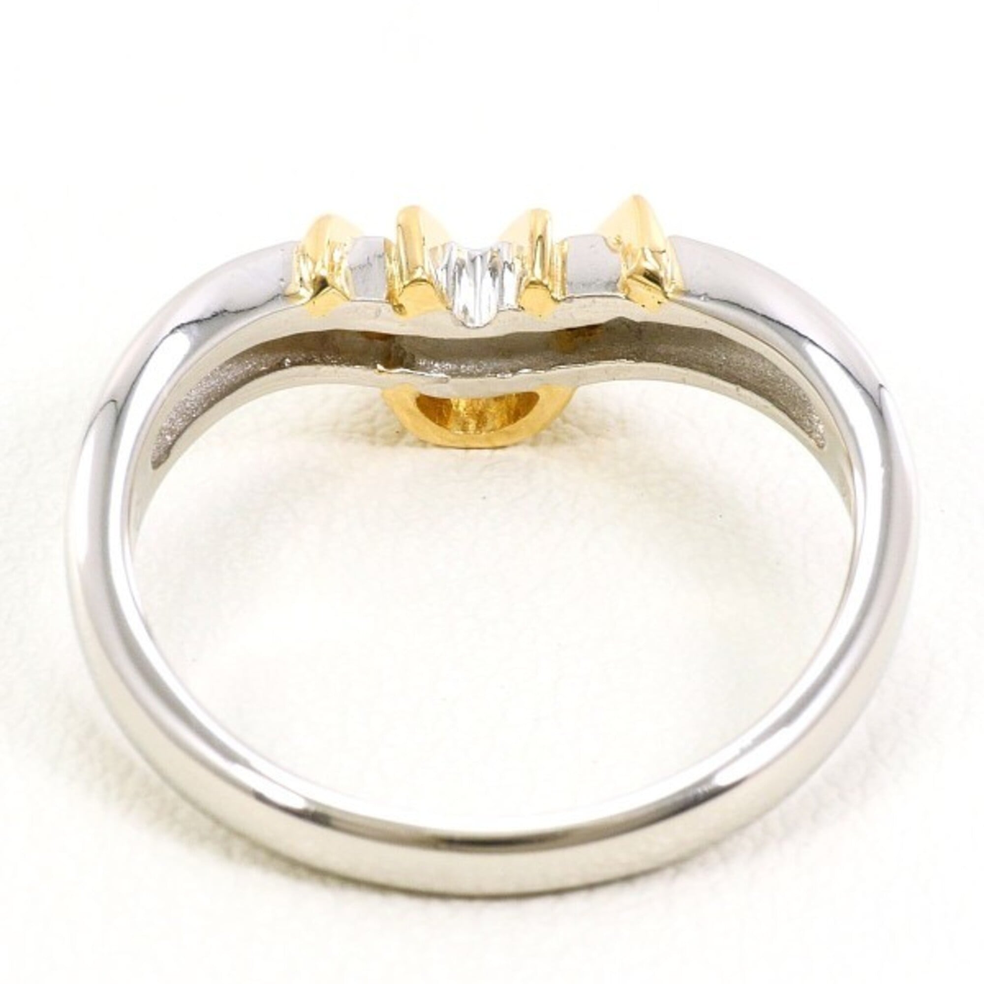 Unbranded Platinum Yellow Gold Yellow Gold (18K) Platinum 900 Band Ring (Pre-Owned)