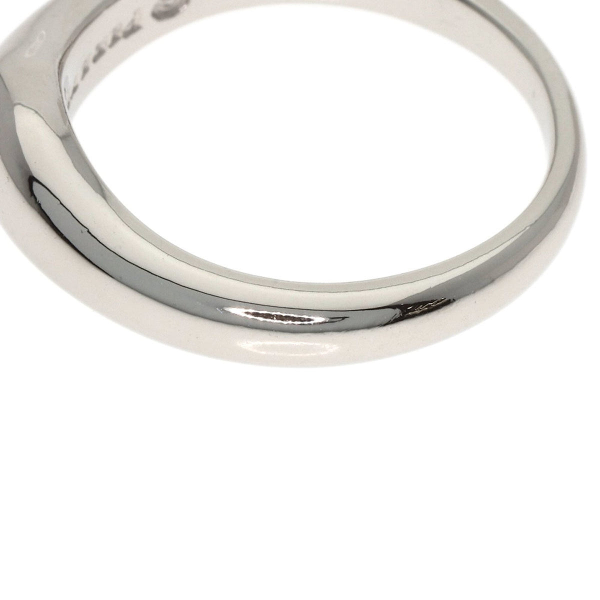Tiffany Platinum Platinum 950 Band Ring (Pre-Owned)