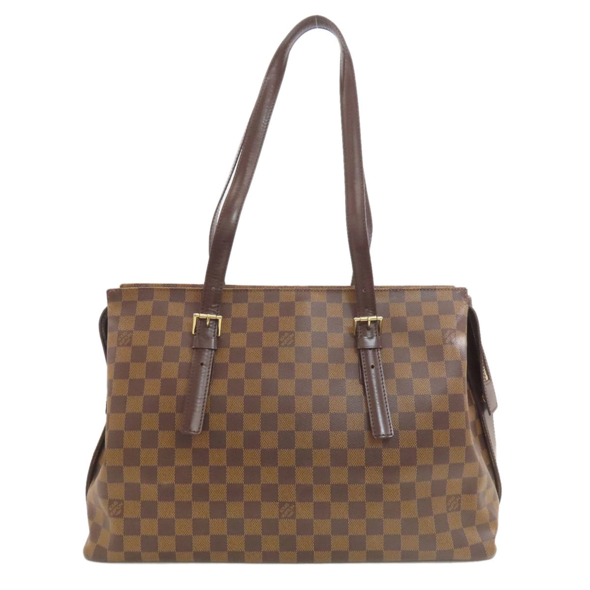 Louis Vuitton Damier Damier Canvas Ebene Damier Canvas Tote Bag (Pre-Owned)