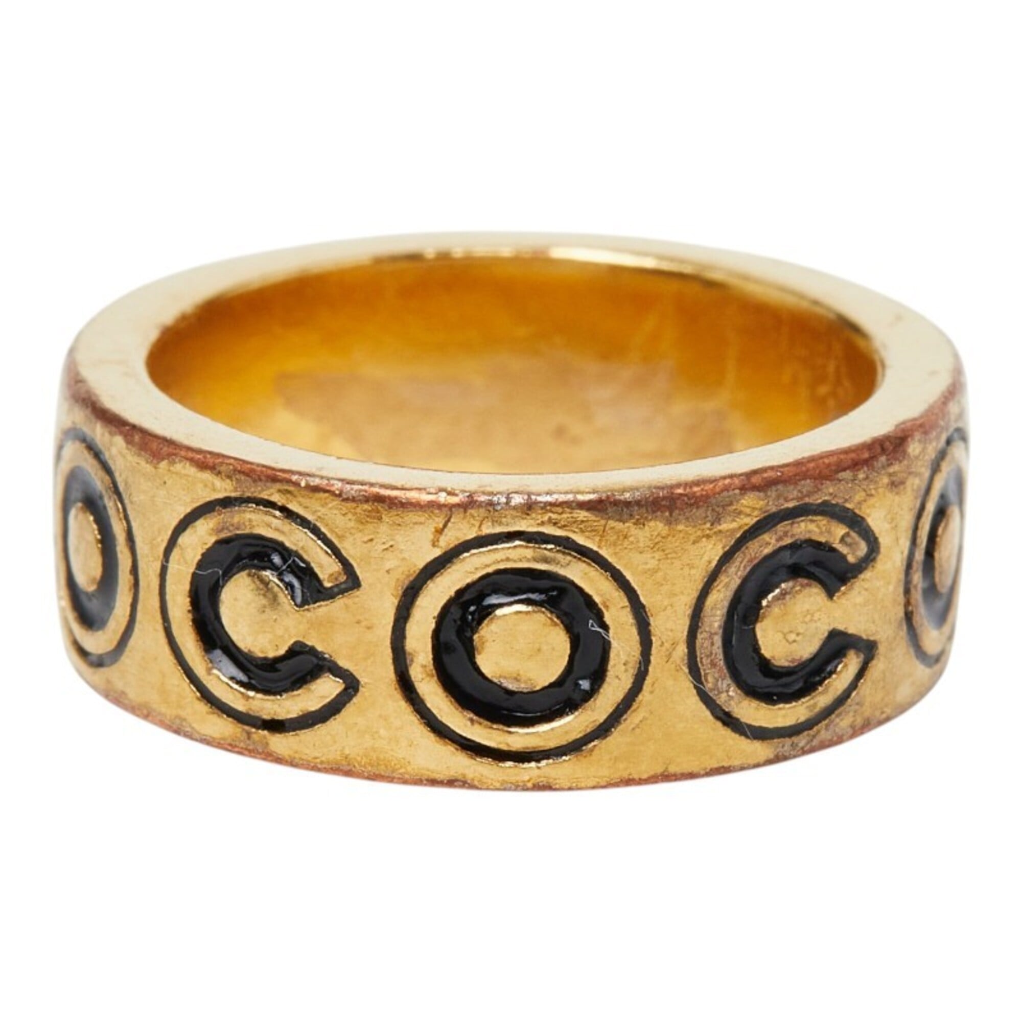 Chanel Gold Band Ring (Pre-Owned)