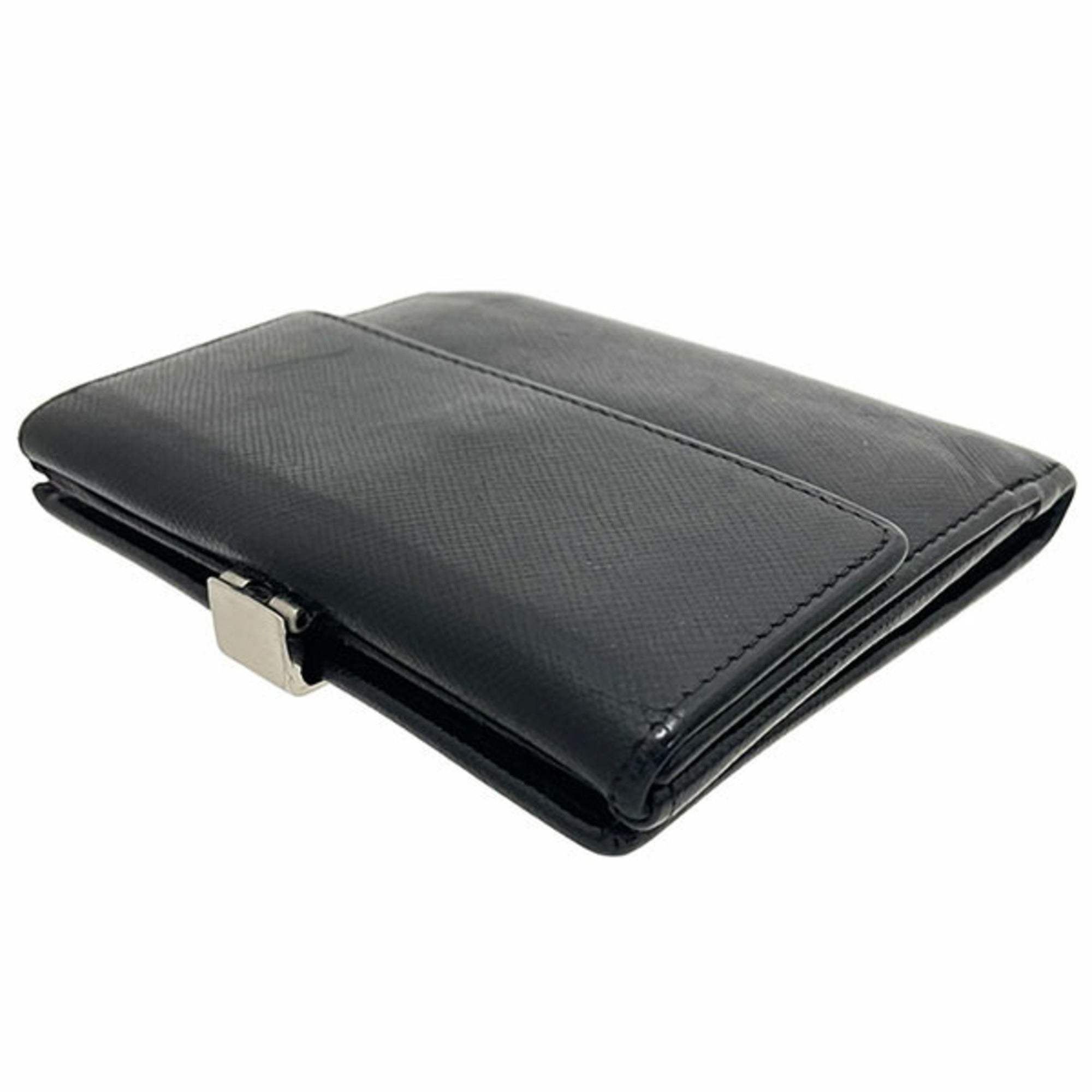 Prada Saffiano Black Nero Saffiano Wallet (Bi-Fold) (Pre-Owned)