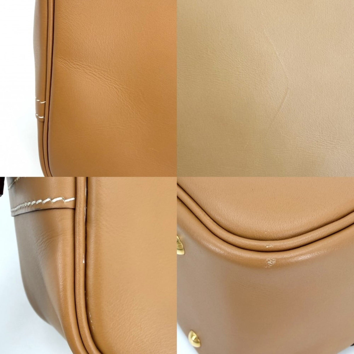 Hermes Brown Leather Handbag (Pre-Owned)
