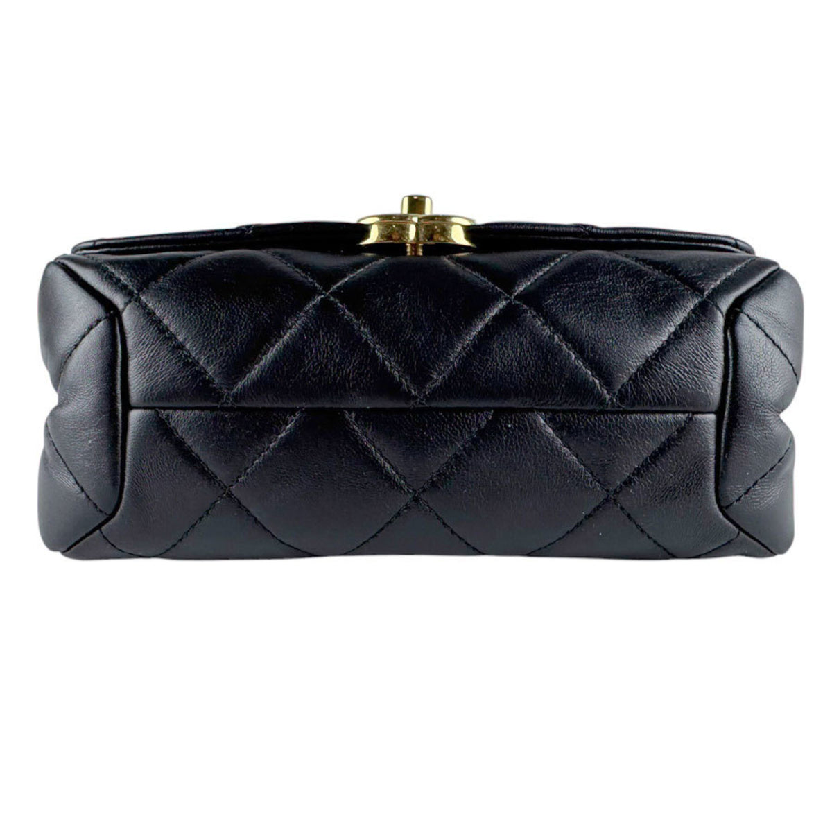 Chanel Black Leather Shoulder Bag (Pre-Owned)