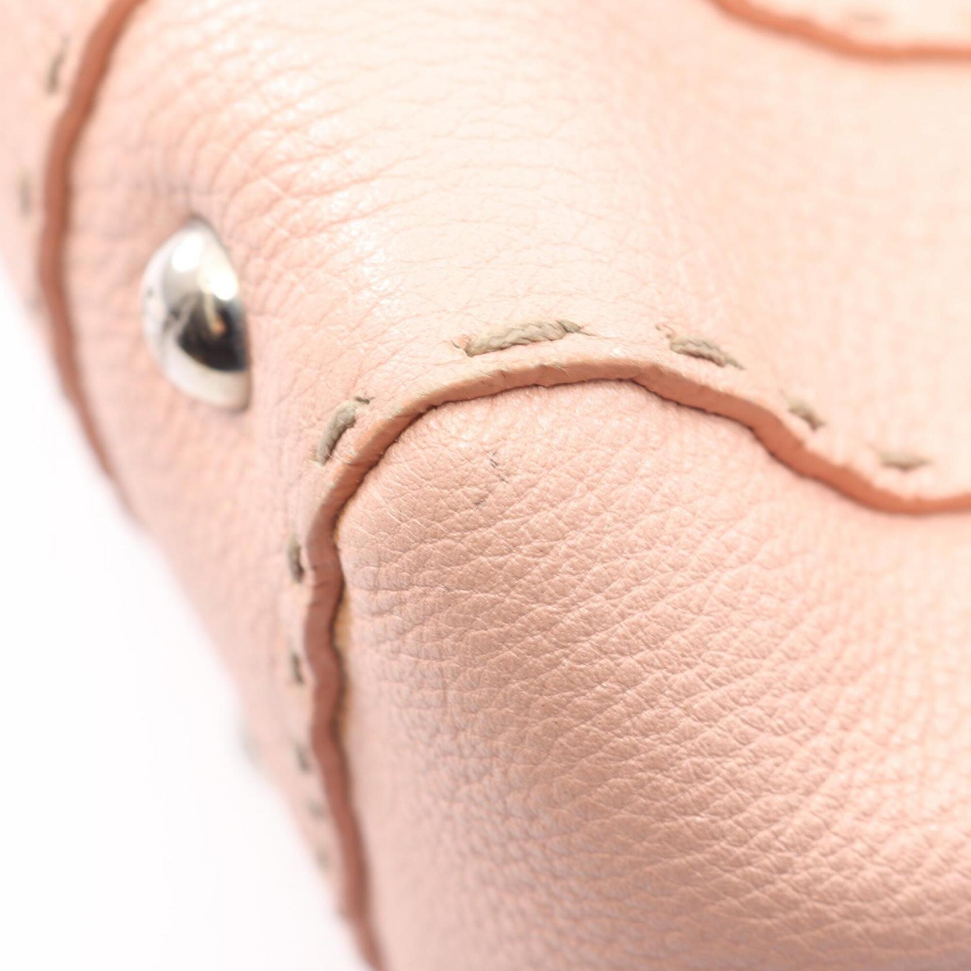 Fendi Pink Leather Handbag (Pre-Owned)